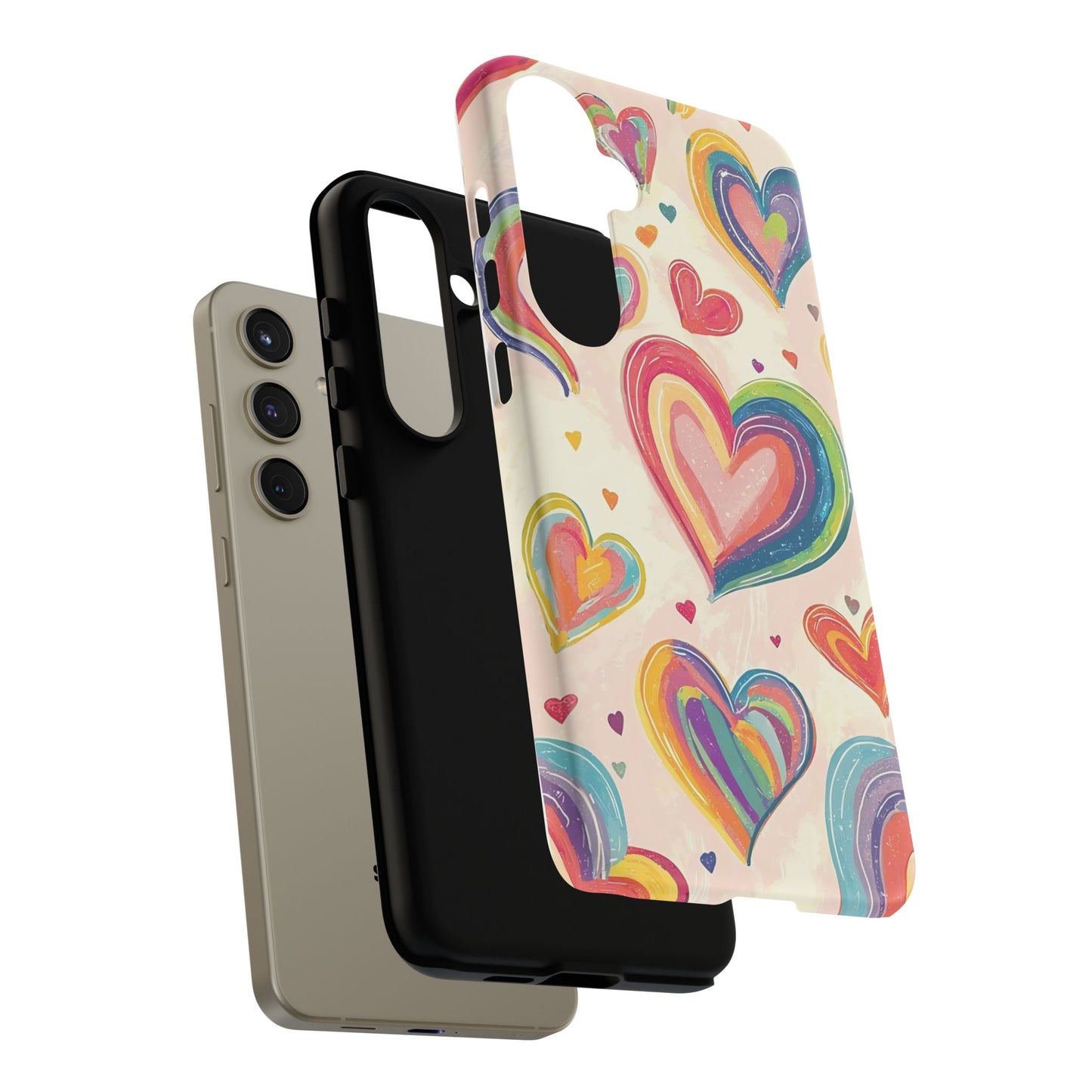 Cute iPhone Case – Colorful Heart