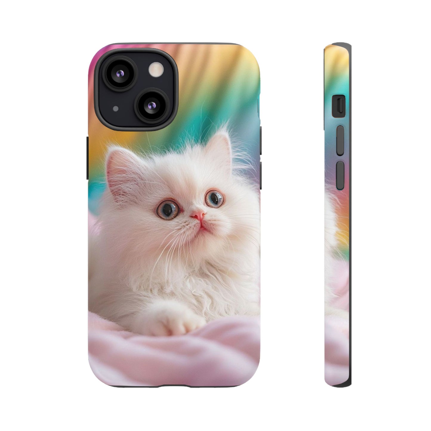 iPhone Case - Cute White Cat