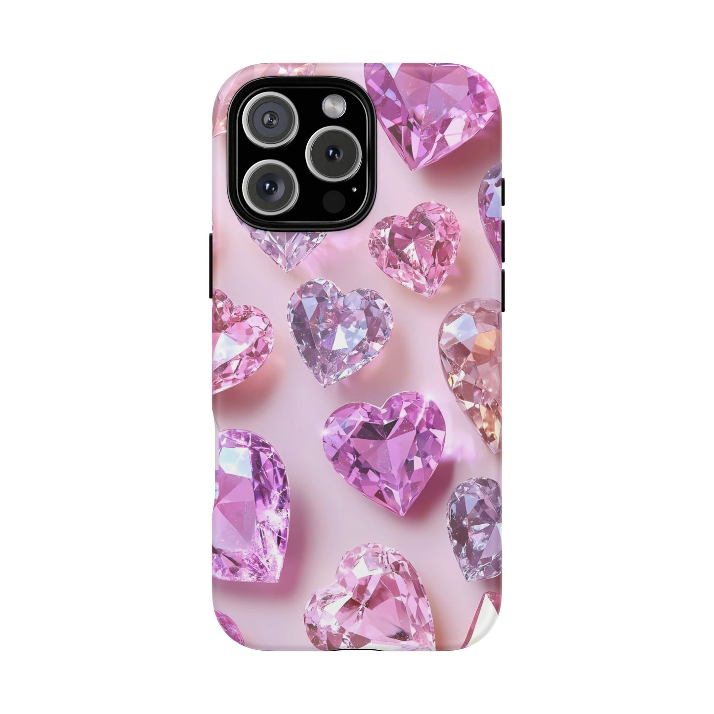 iPhone Case – Diamond Heart Design