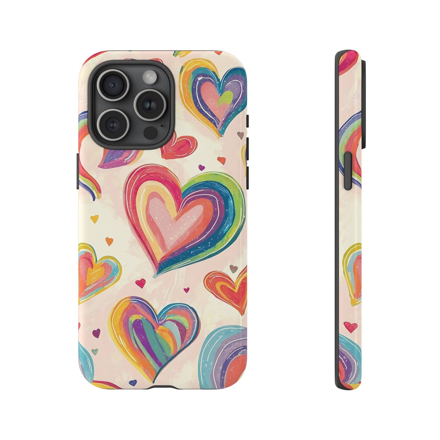 Cute iPhone Case – Colorful Heart