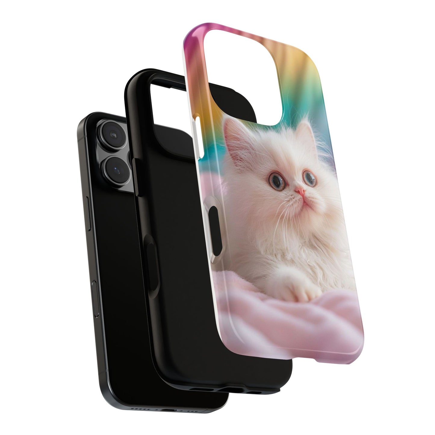 iPhone Case - Cute White Cat