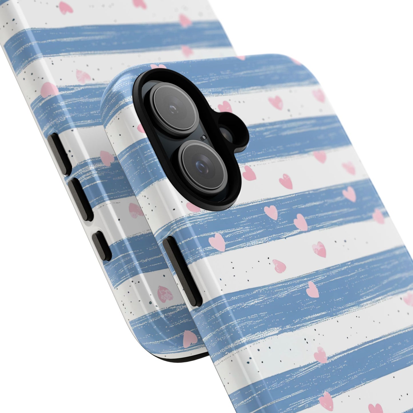 iPhone Case – Blue and White Pattern