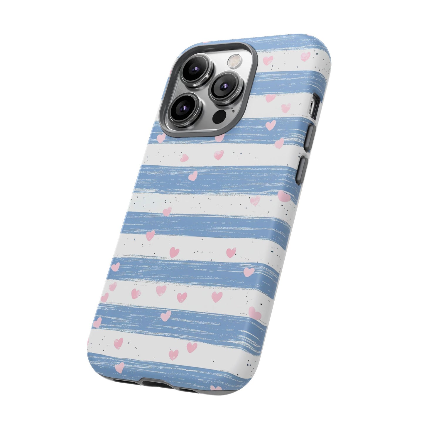 iPhone Case – Blue and White Pattern