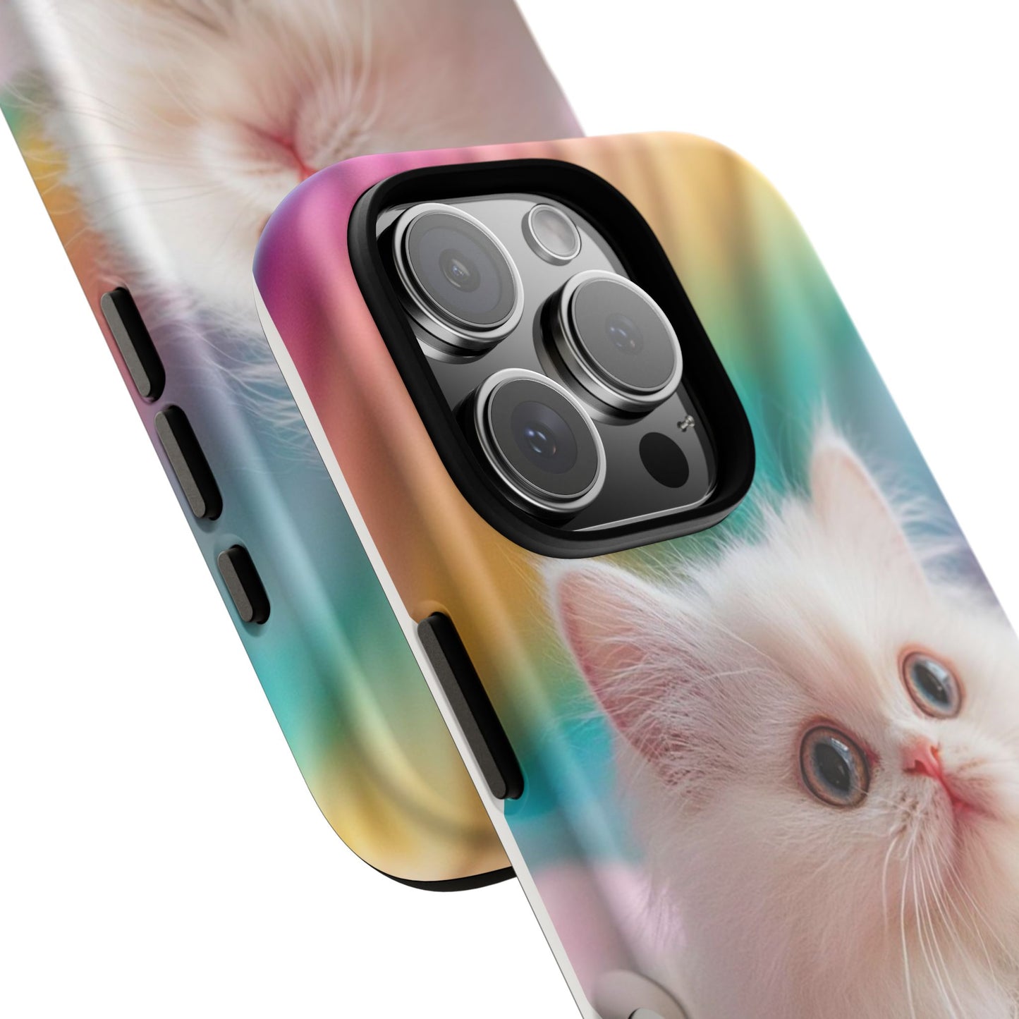 iPhone Case - Cute White Cat