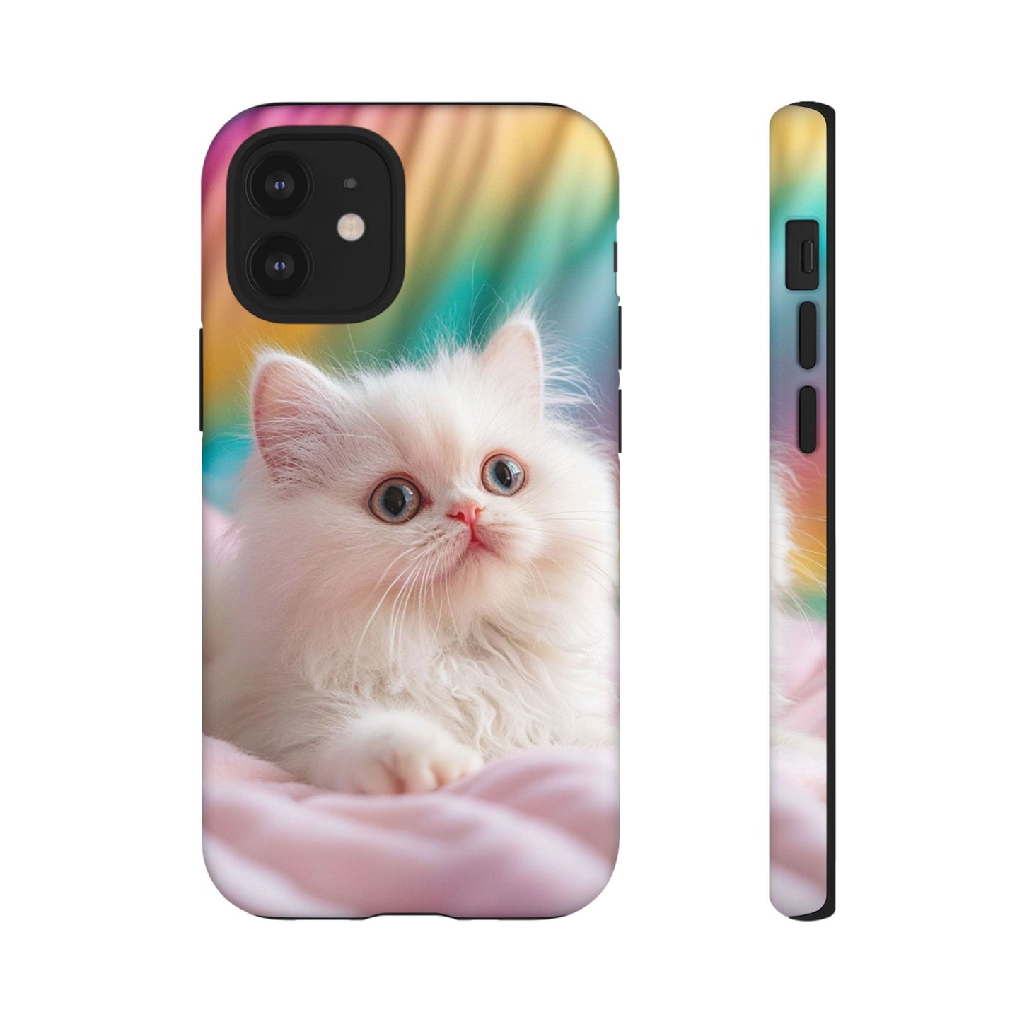 iPhone Case - Cute White Cat