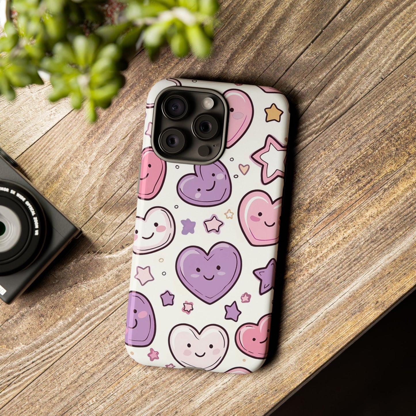 iPhone case - Cute Heart pattern