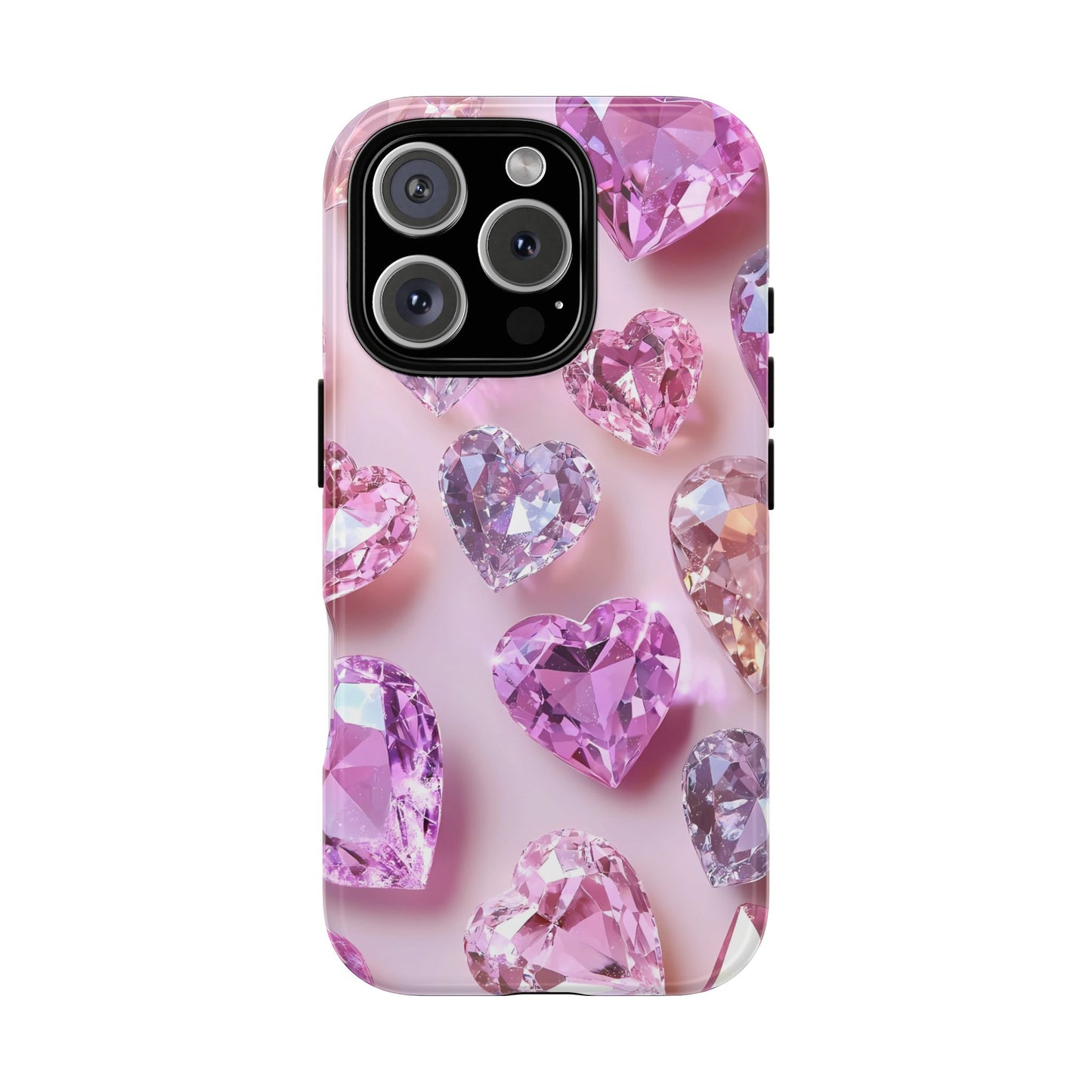 iPhone Case – Diamond Heart Design