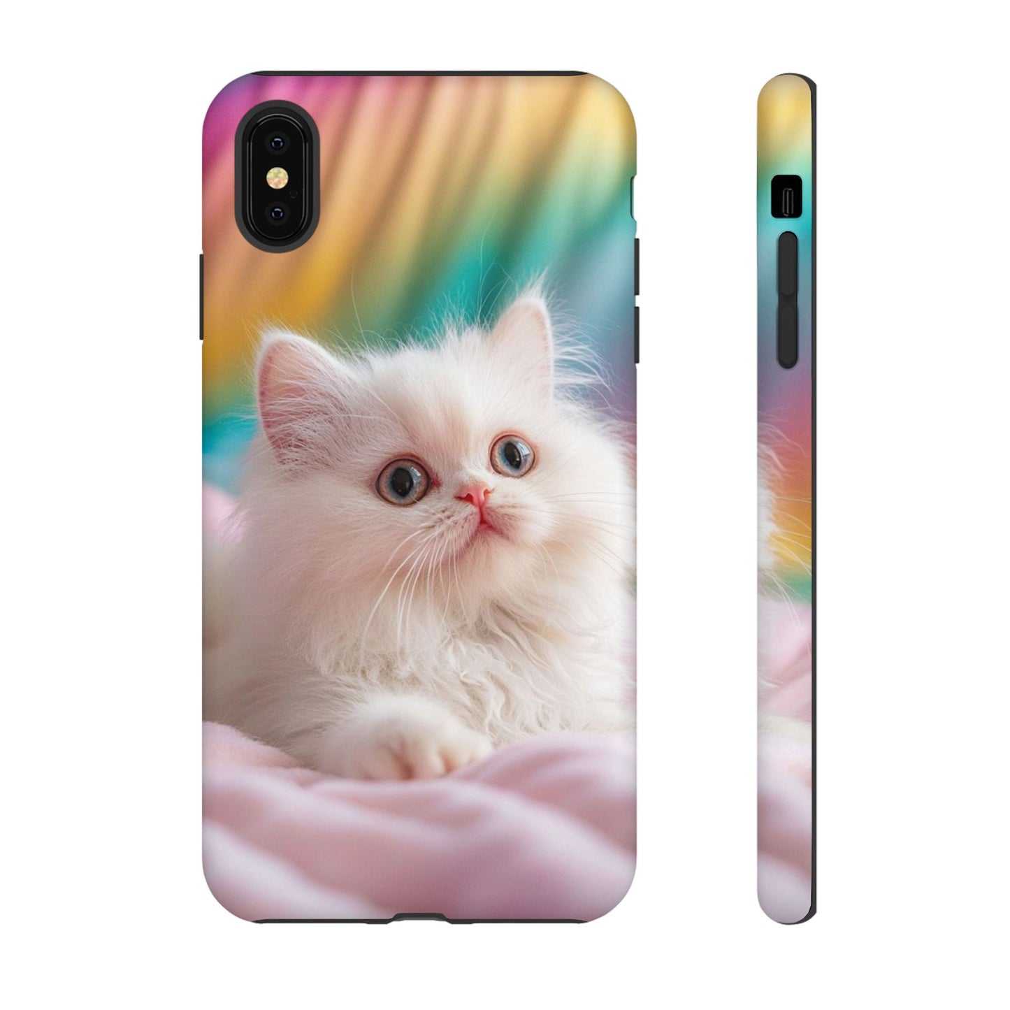 iPhone Case - Cute White Cat