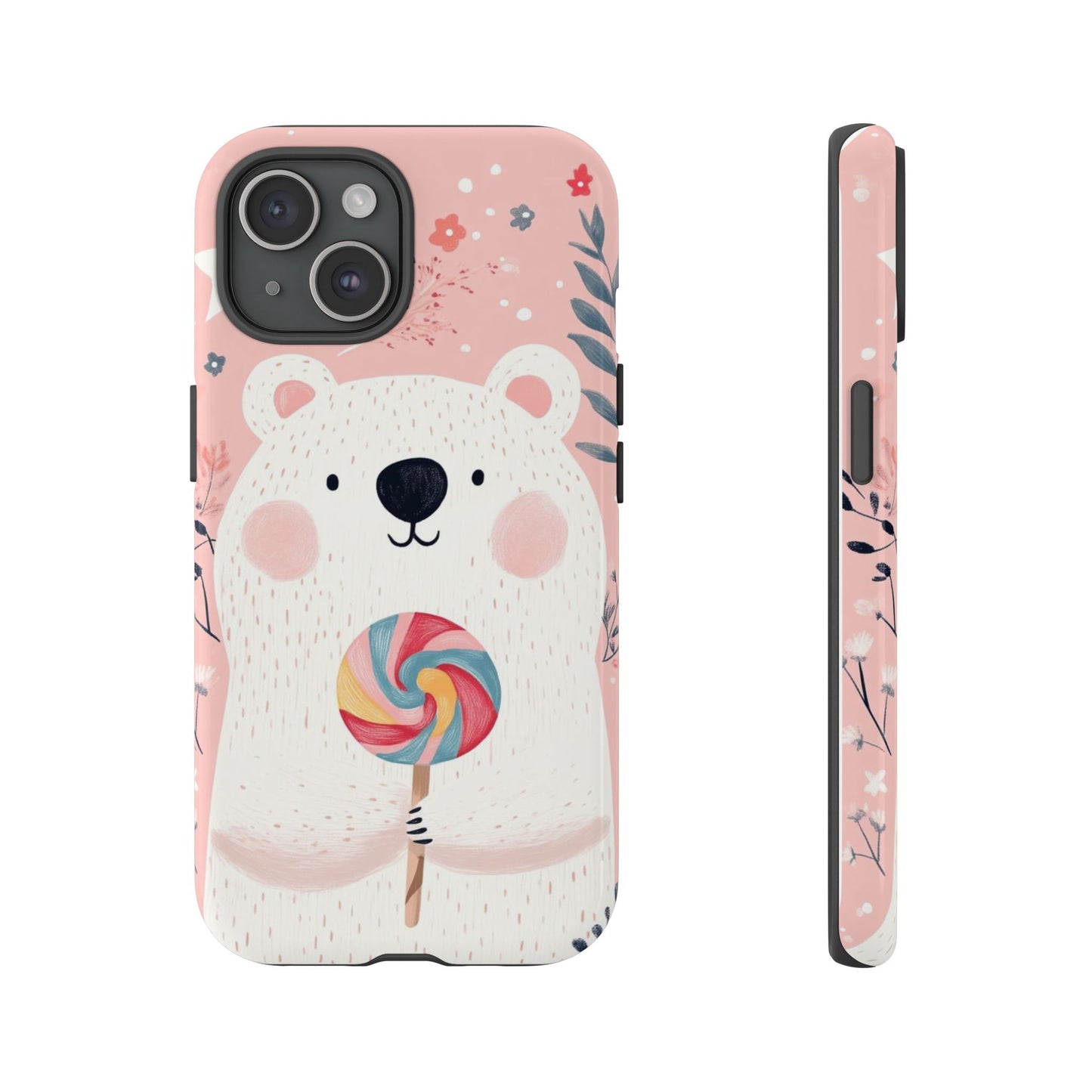 iPhone Case -White Bear