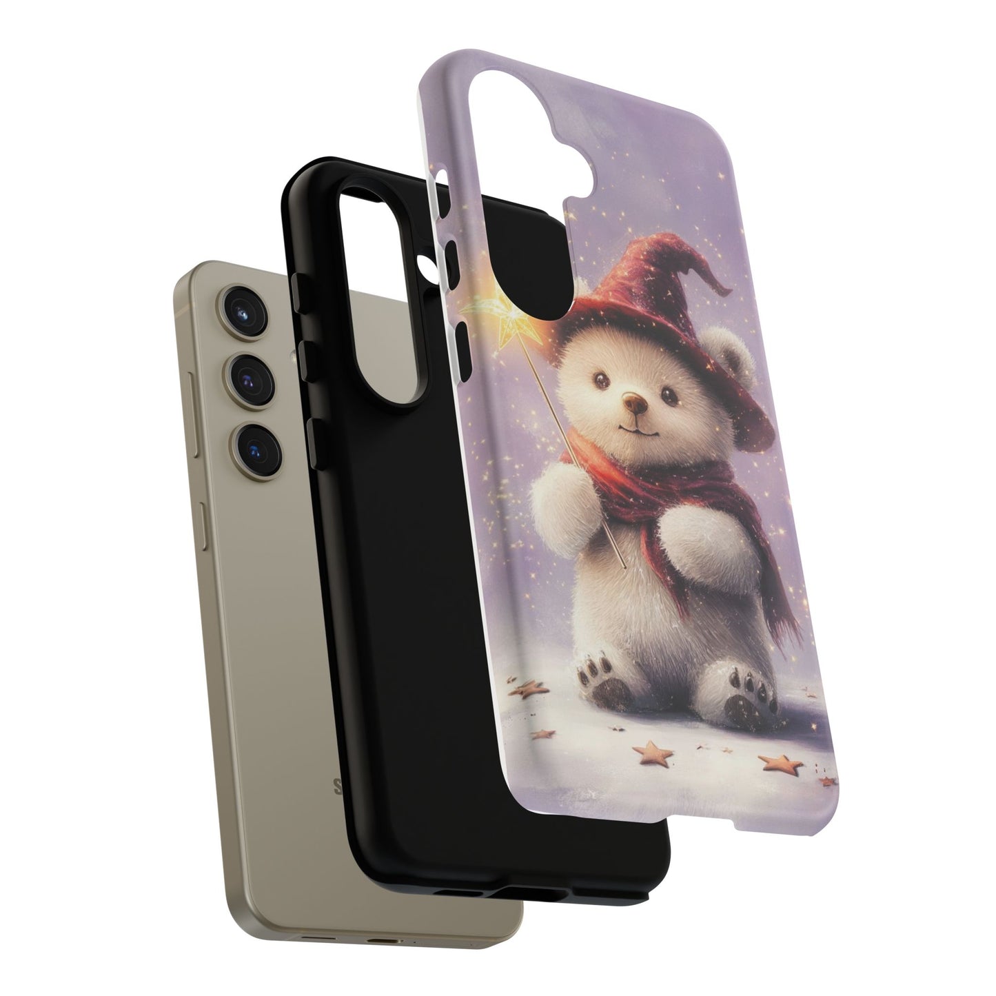 iPhone Case -Purple and ฺBear