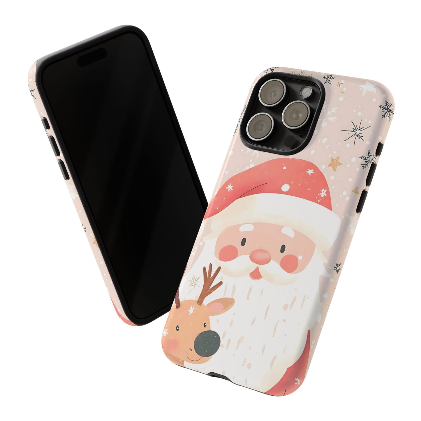 Cute iPhone Case – Santa Claus Pattern