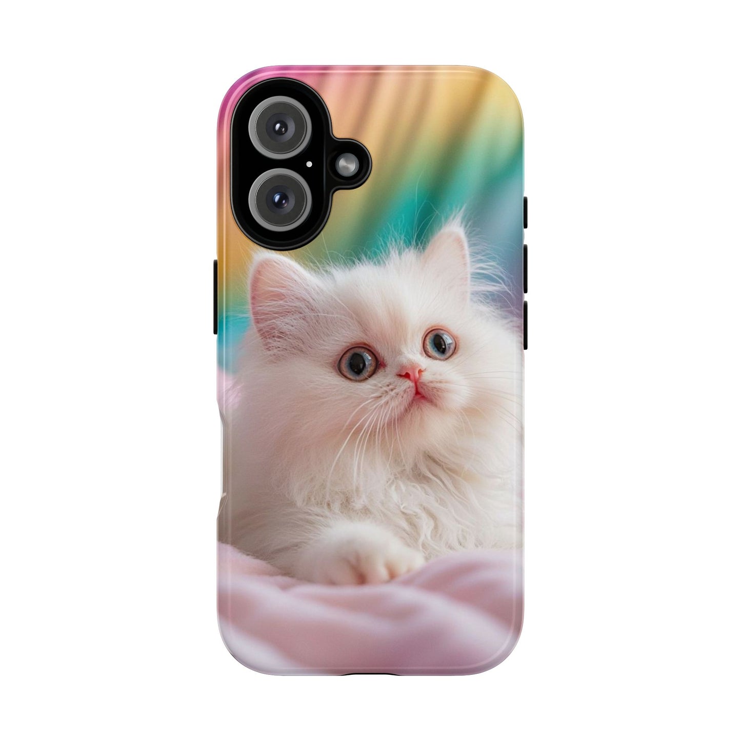 iPhone Case - Cute White Cat