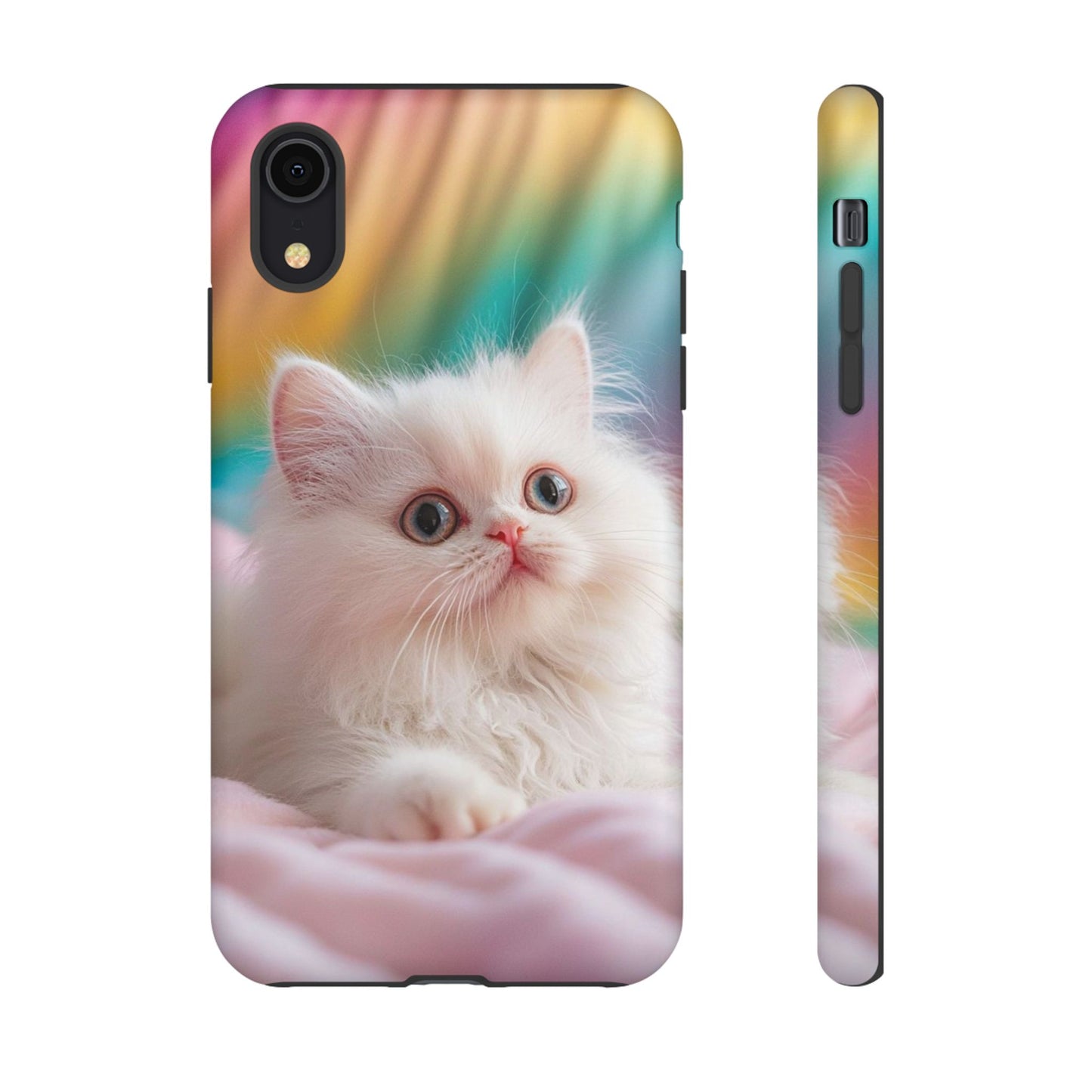 iPhone Case - Cute White Cat