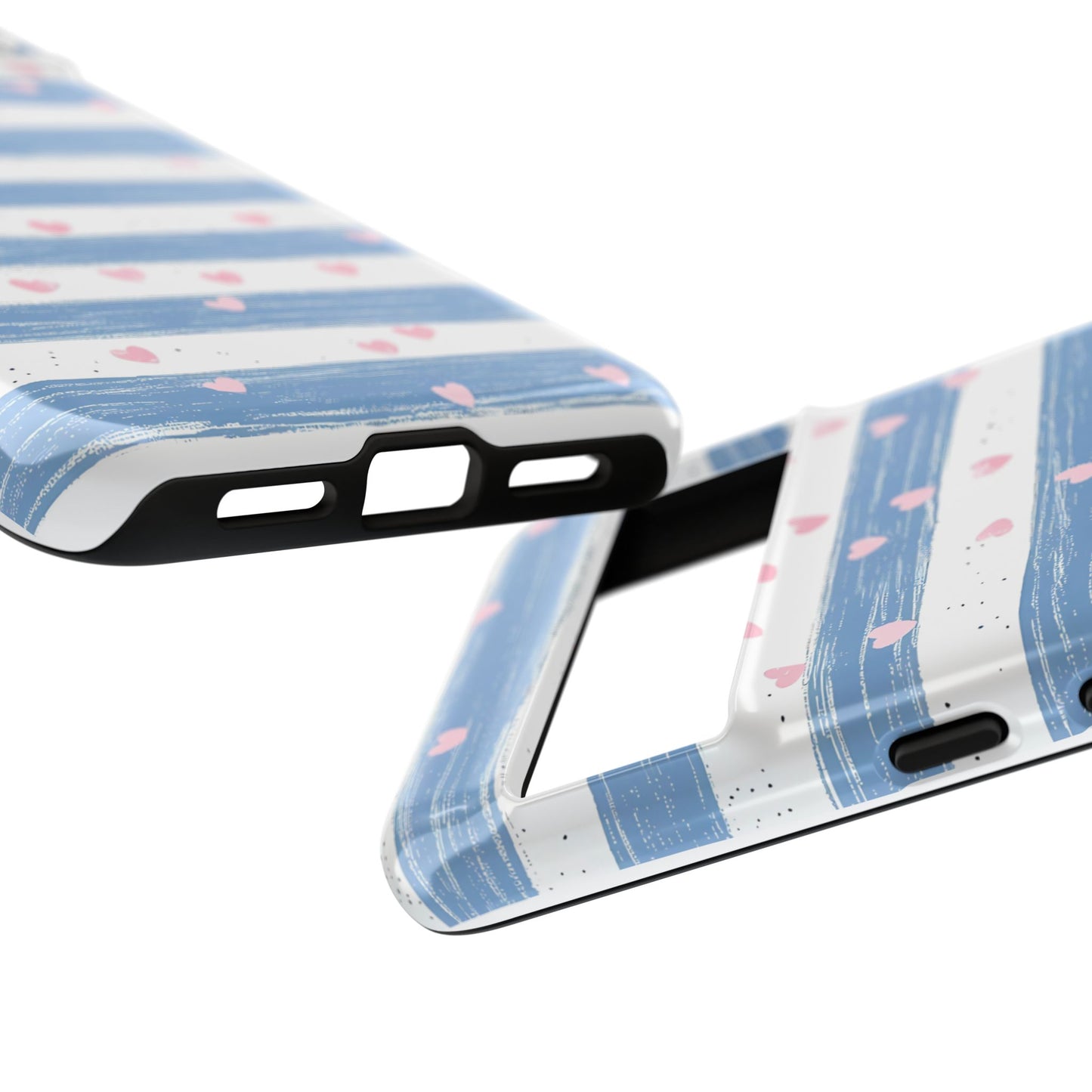 iPhone Case – Blue and White Pattern