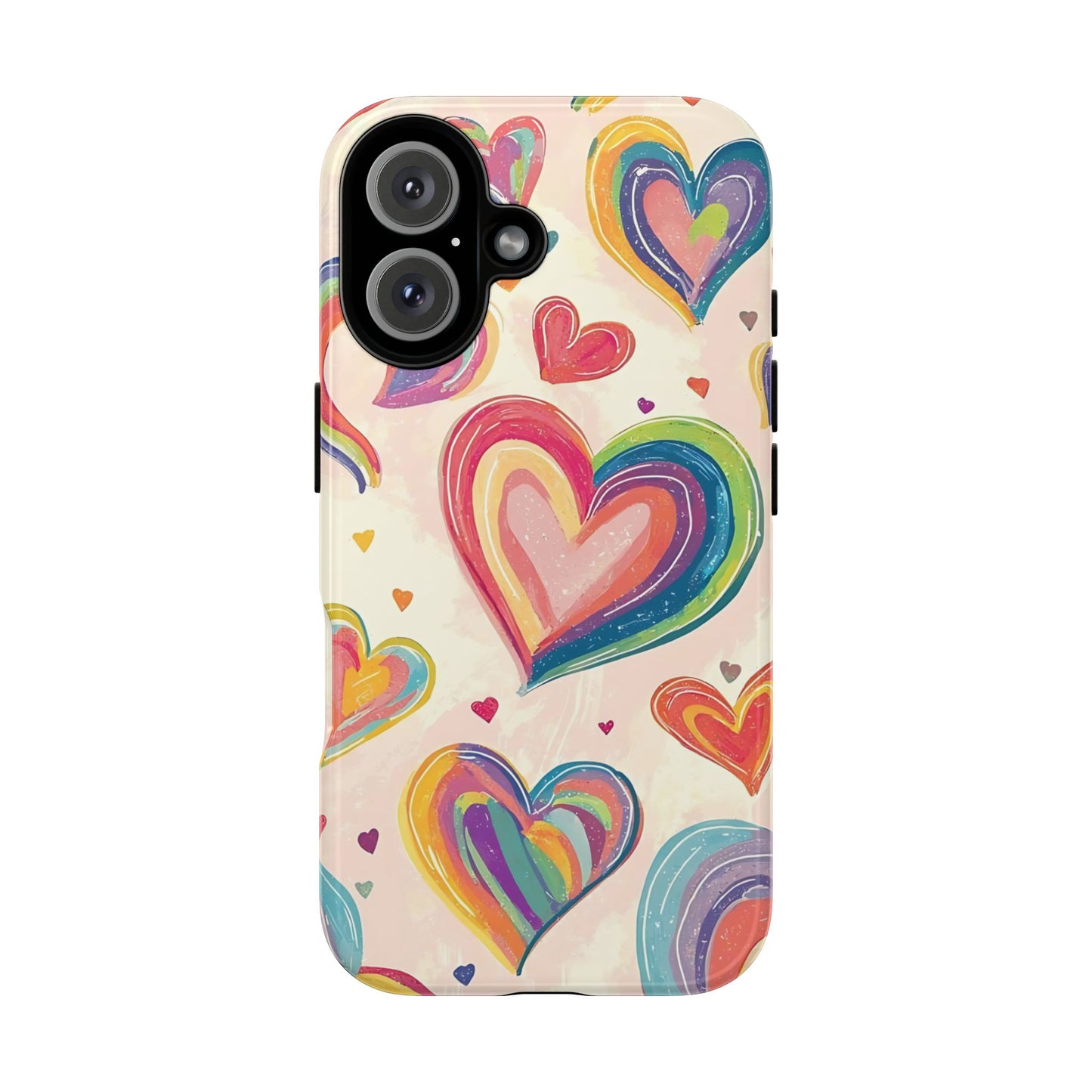 Cute iPhone Case – Colorful Heart