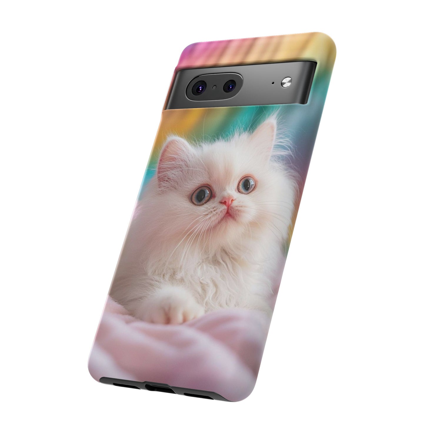 iPhone Case - Cute White Cat