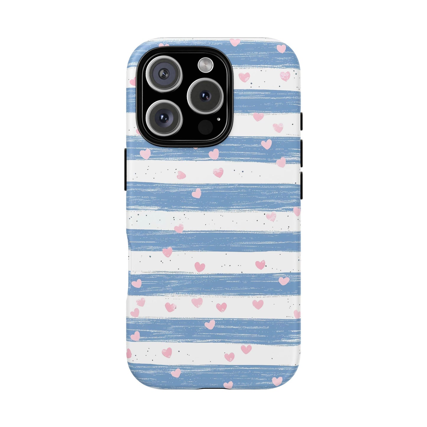 iPhone Case – Blue and White Pattern