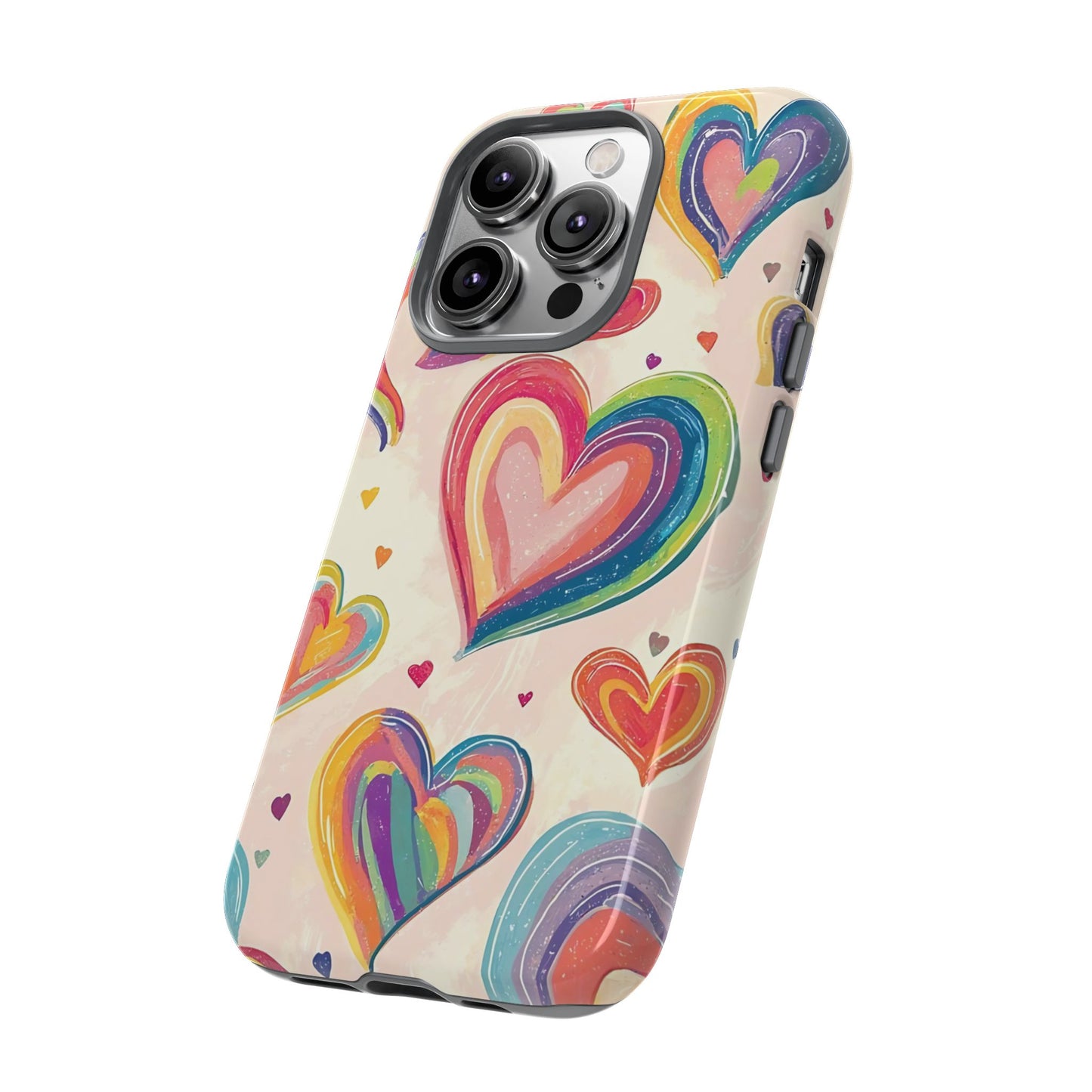 Cute iPhone Case – Colorful Heart