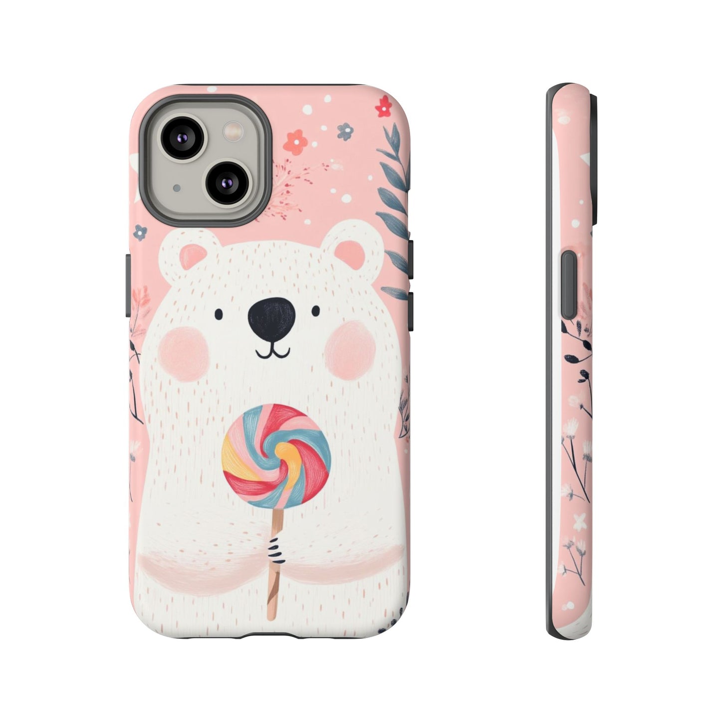 iPhone Case -White Bear