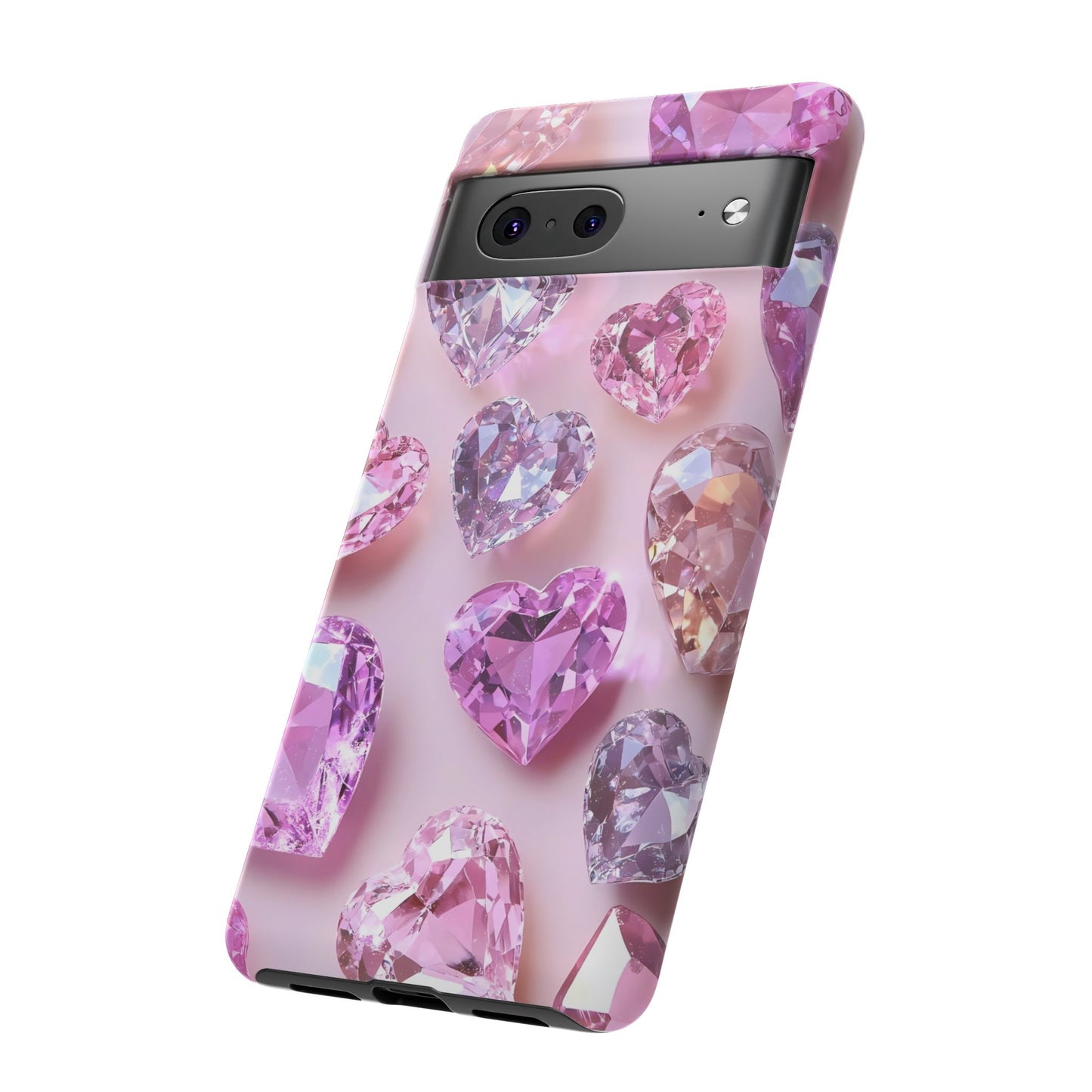 iPhone Case – Diamond Heart Design