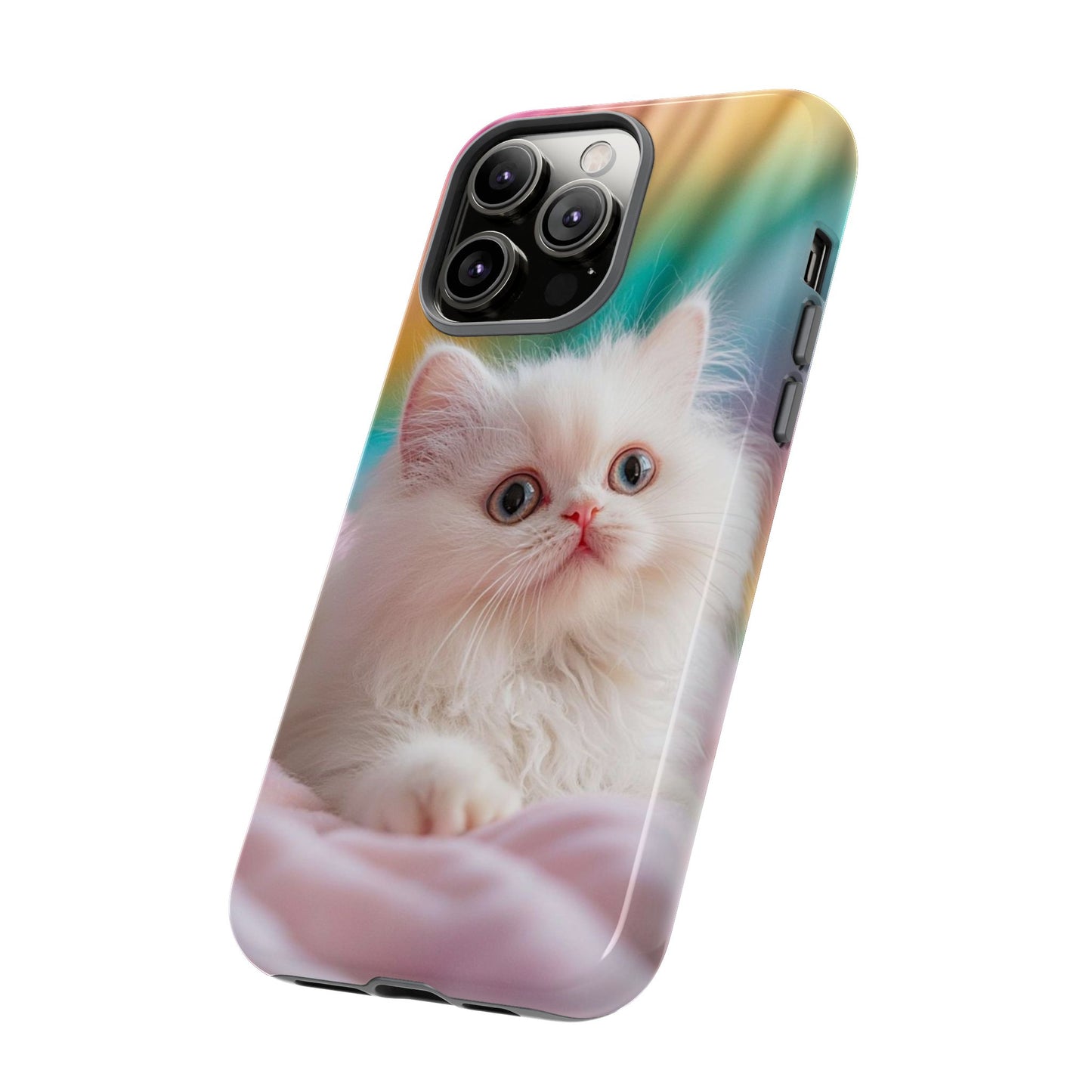 iPhone Case - Cute White Cat