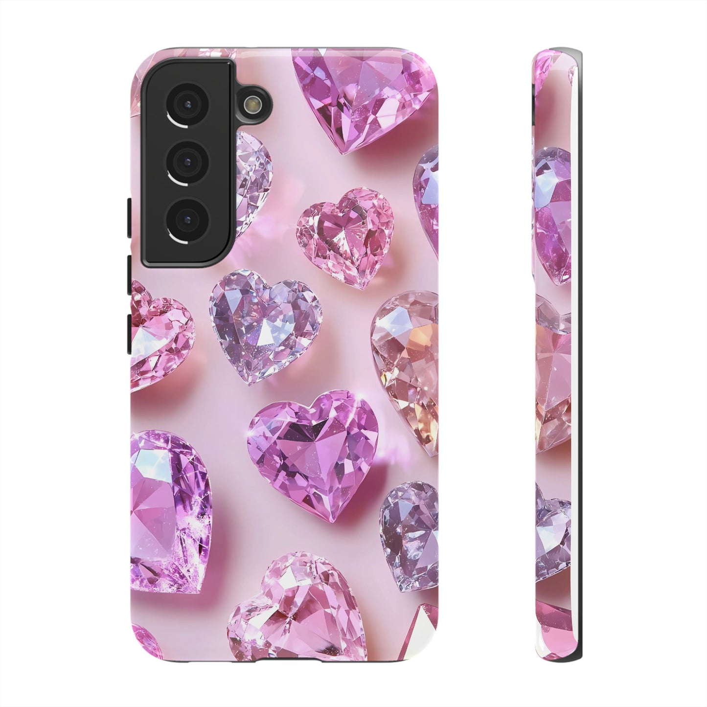 iPhone Case – Diamond Heart Design