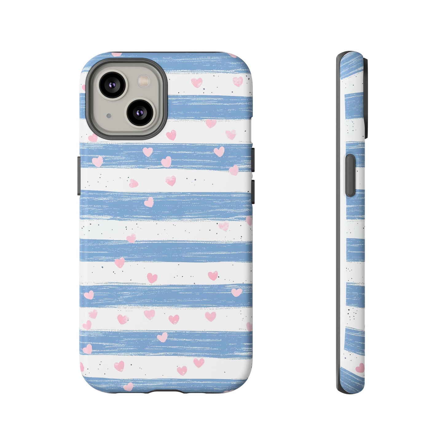 iPhone Case – Blue and White Pattern