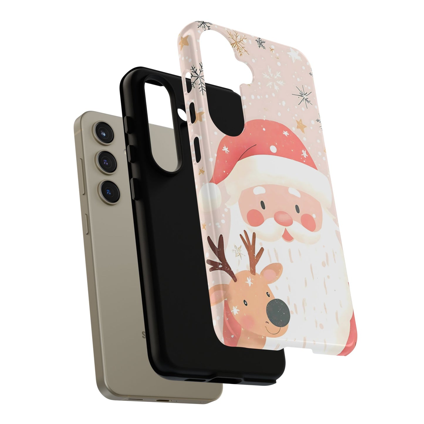 Cute iPhone Case – Santa Claus Pattern