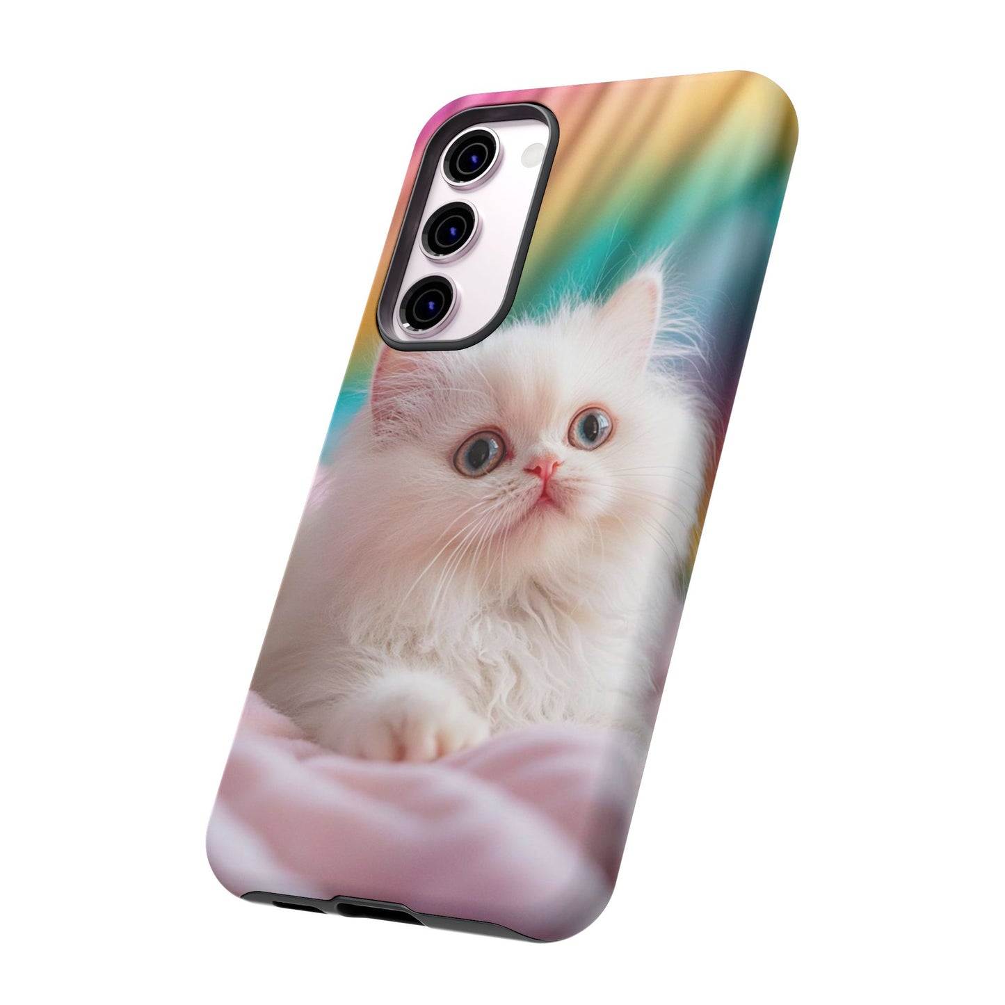 iPhone Case - Cute White Cat