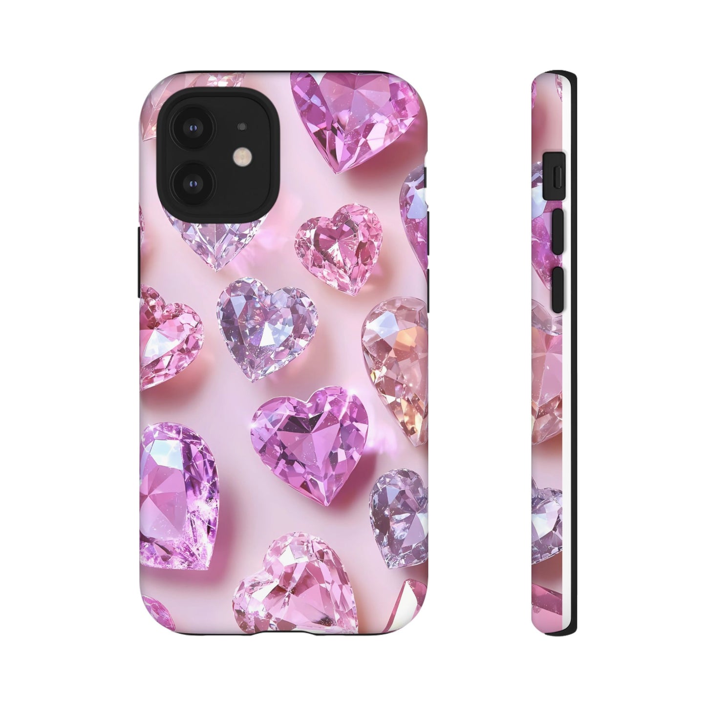 iPhone Case – Diamond Heart Design