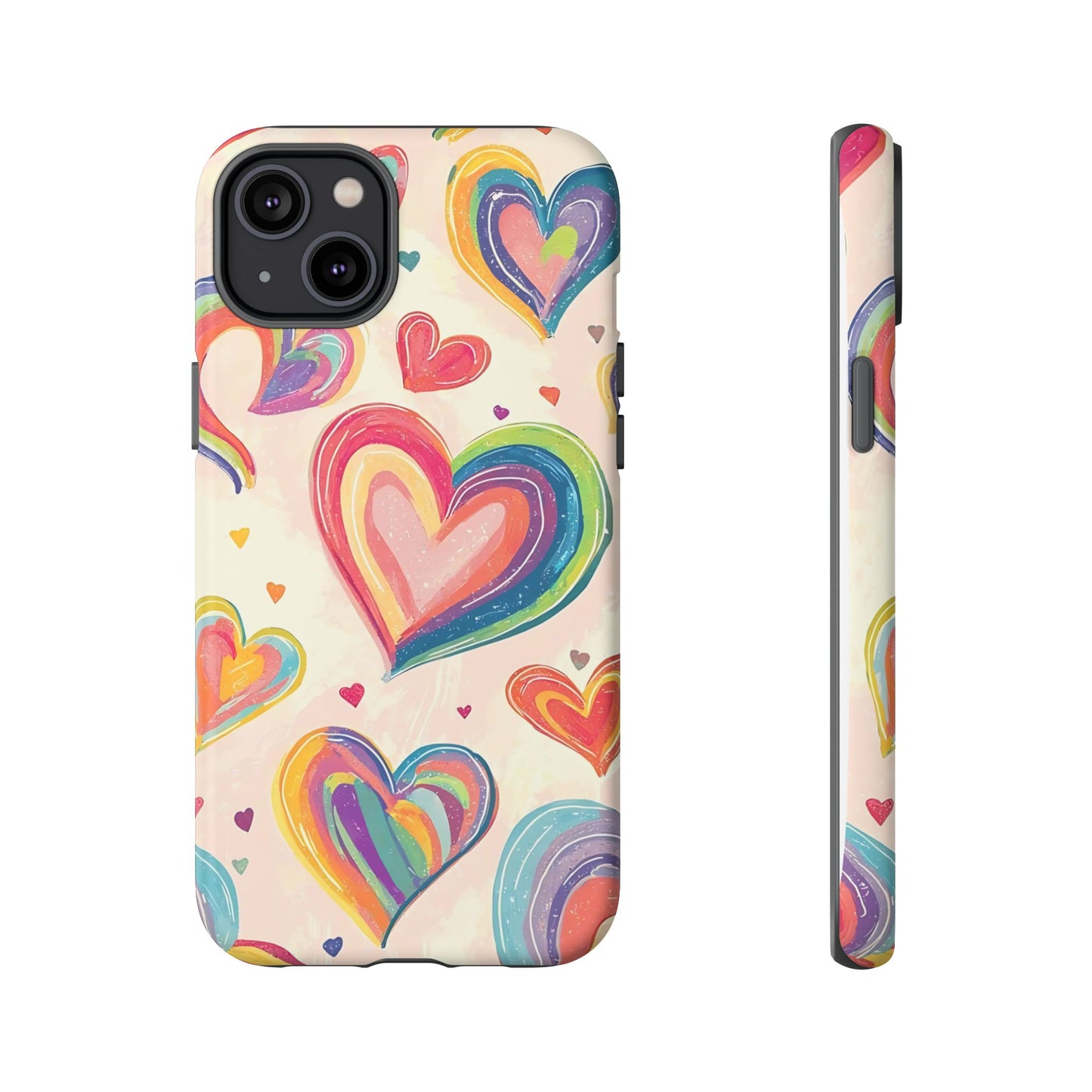 Cute iPhone Case – Colorful Heart