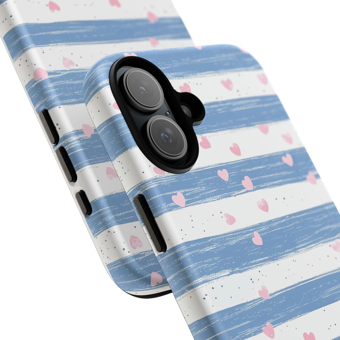 iPhone Case – Blue and White Pattern