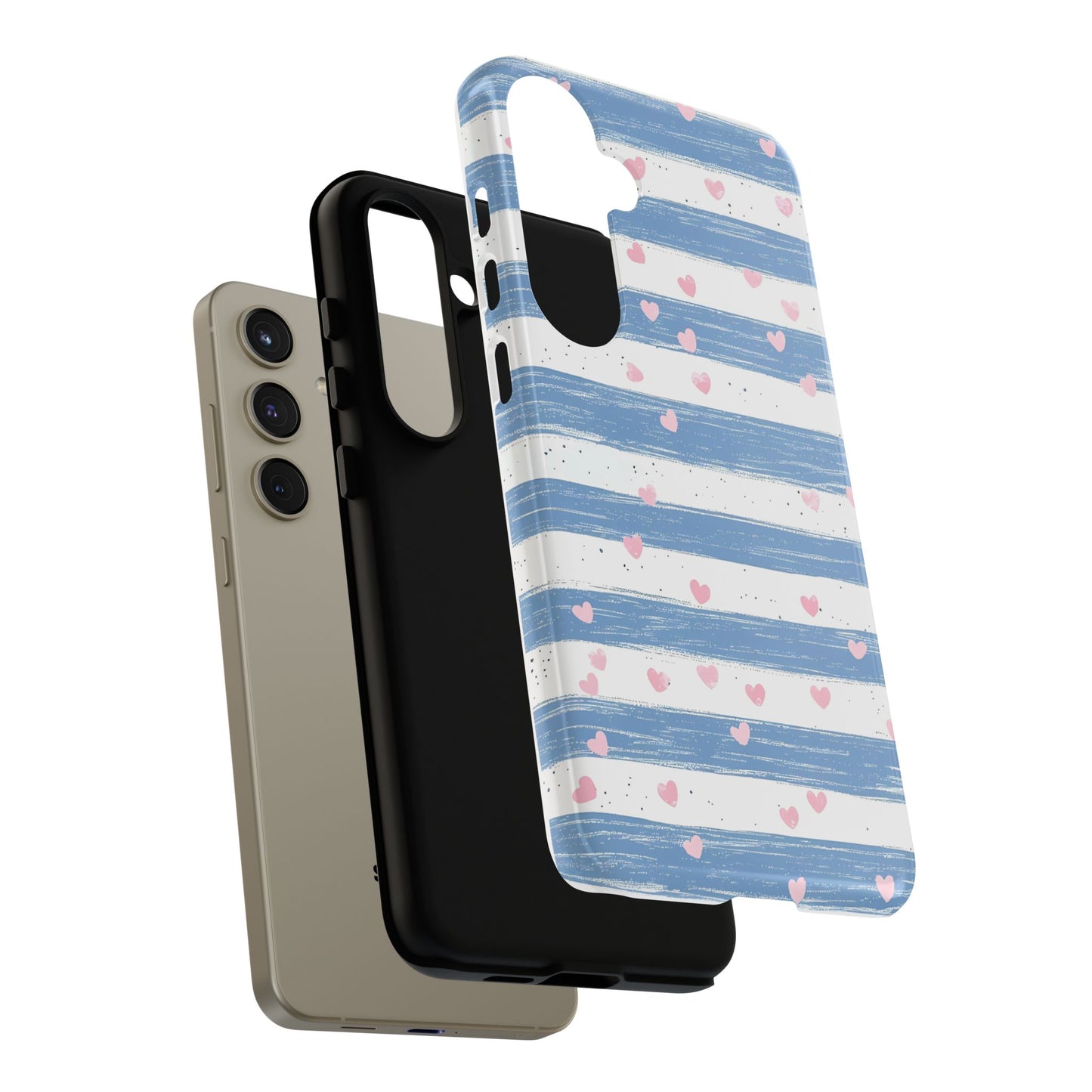 iPhone Case – Blue and White Pattern