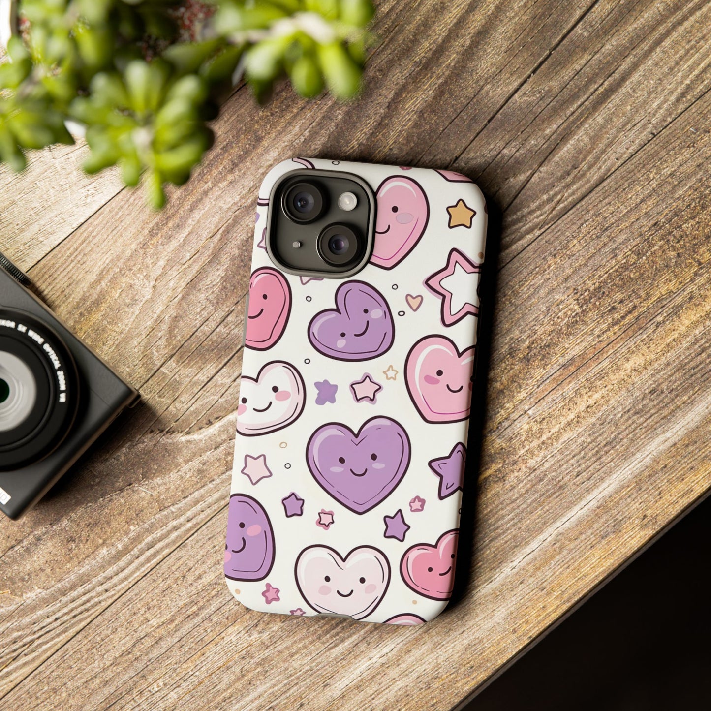 iPhone case - Cute Heart pattern