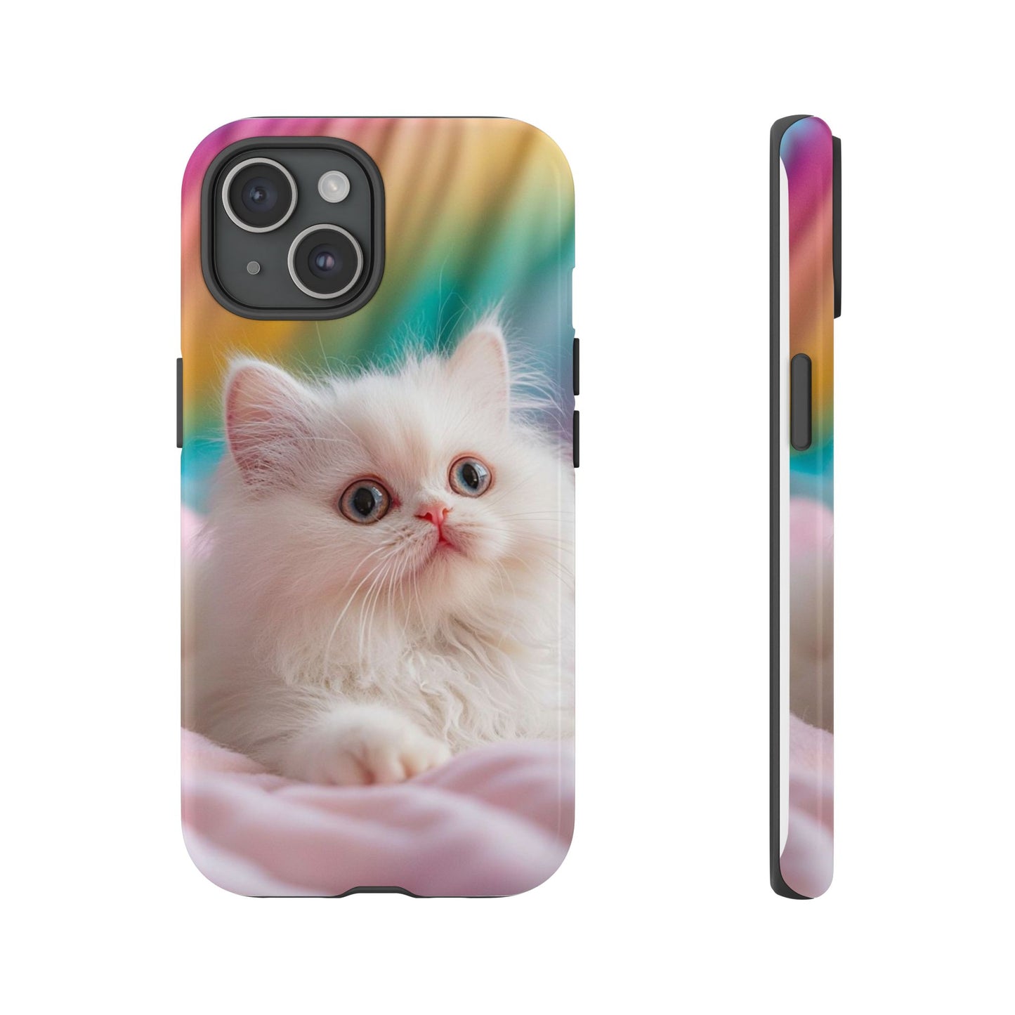 iPhone Case - Cute White Cat