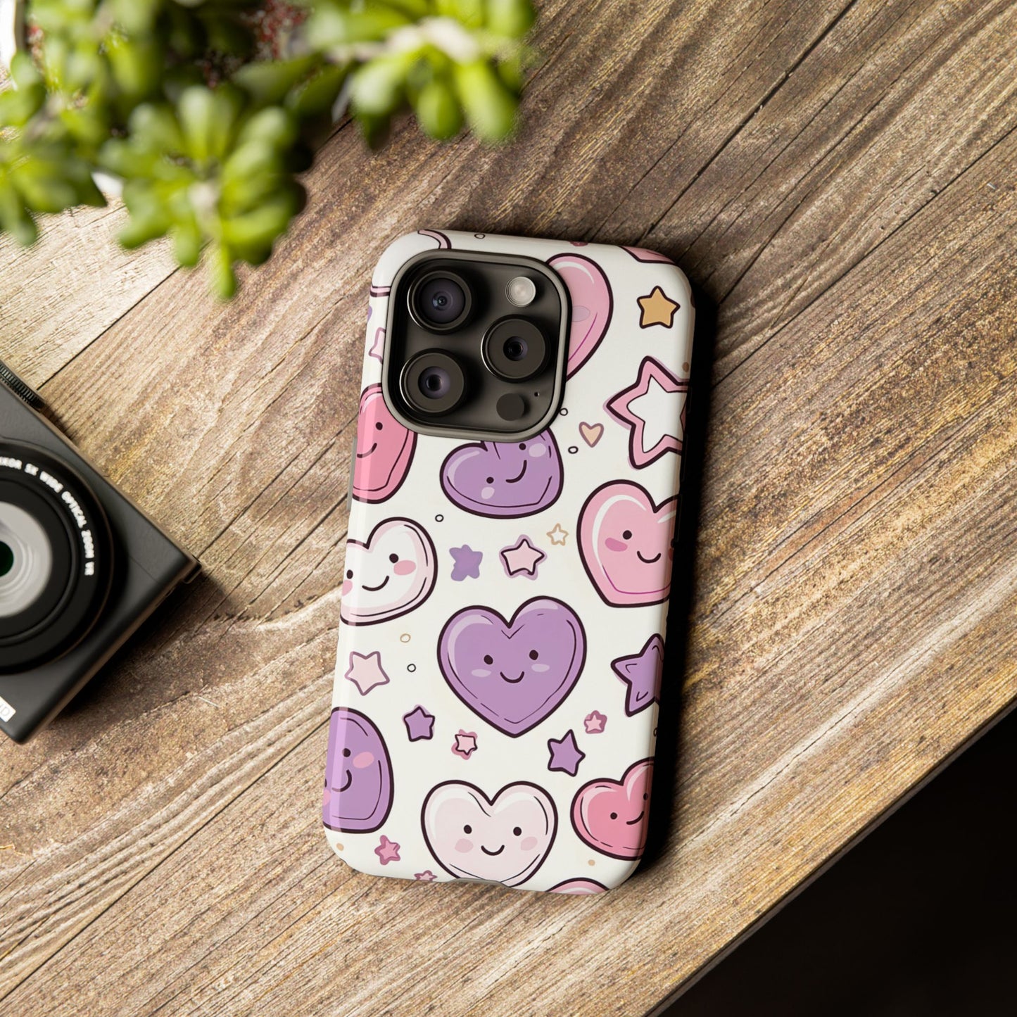 iPhone case - Cute Heart pattern