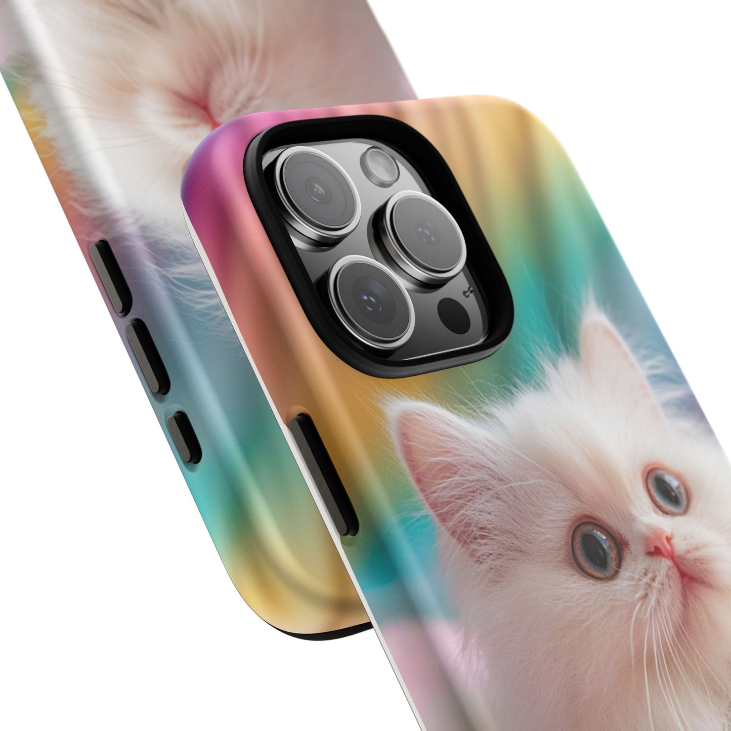 iPhone Case - Cute White Cat