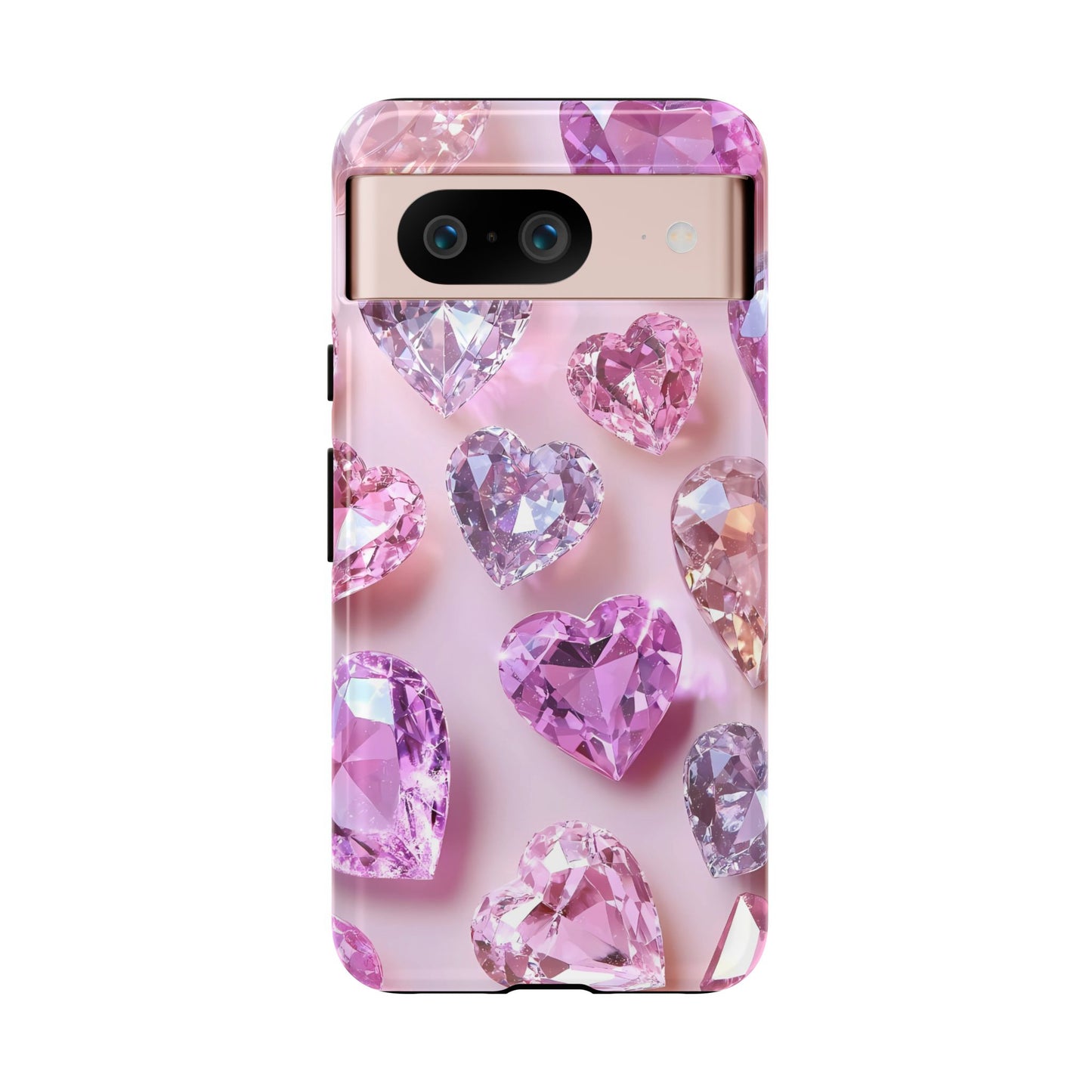 iPhone Case – Diamond Heart Design