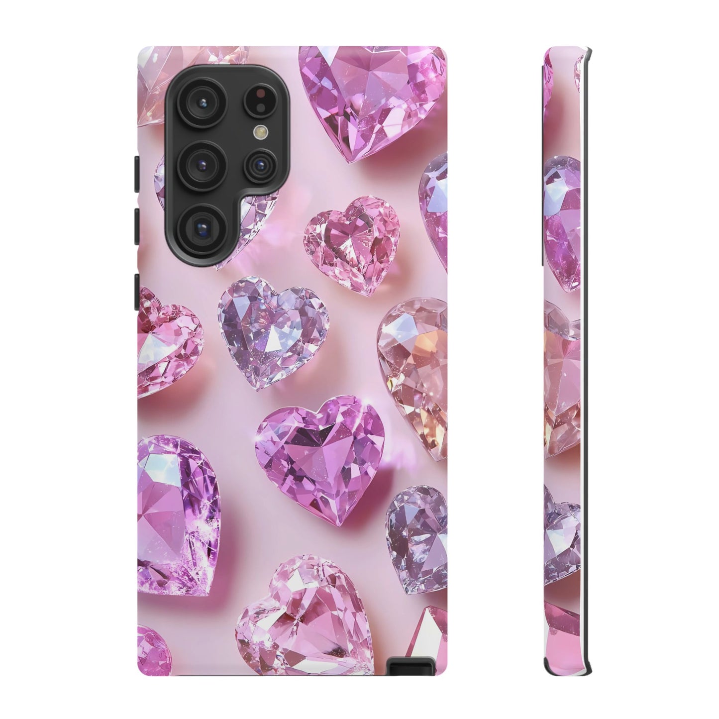 iPhone Case – Diamond Heart Design