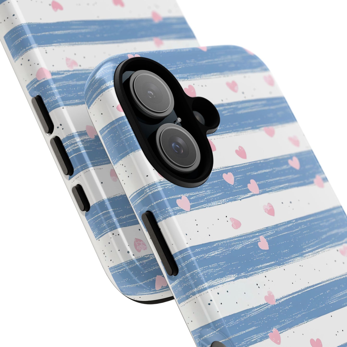 iPhone Case – Blue and White Pattern