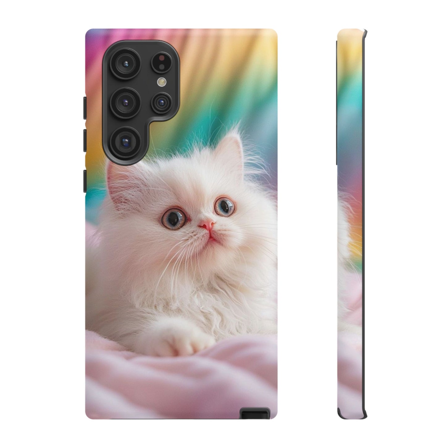 iPhone Case - Cute White Cat