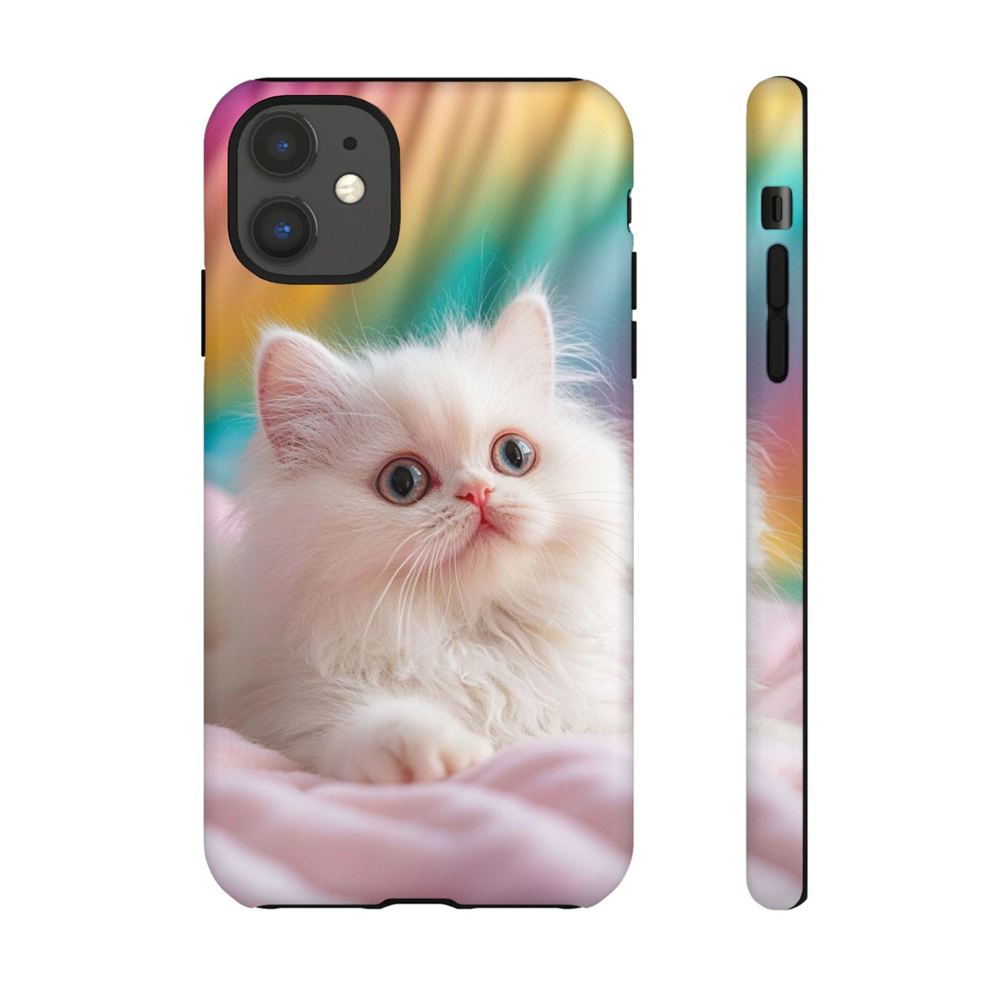 iPhone Case - Cute White Cat