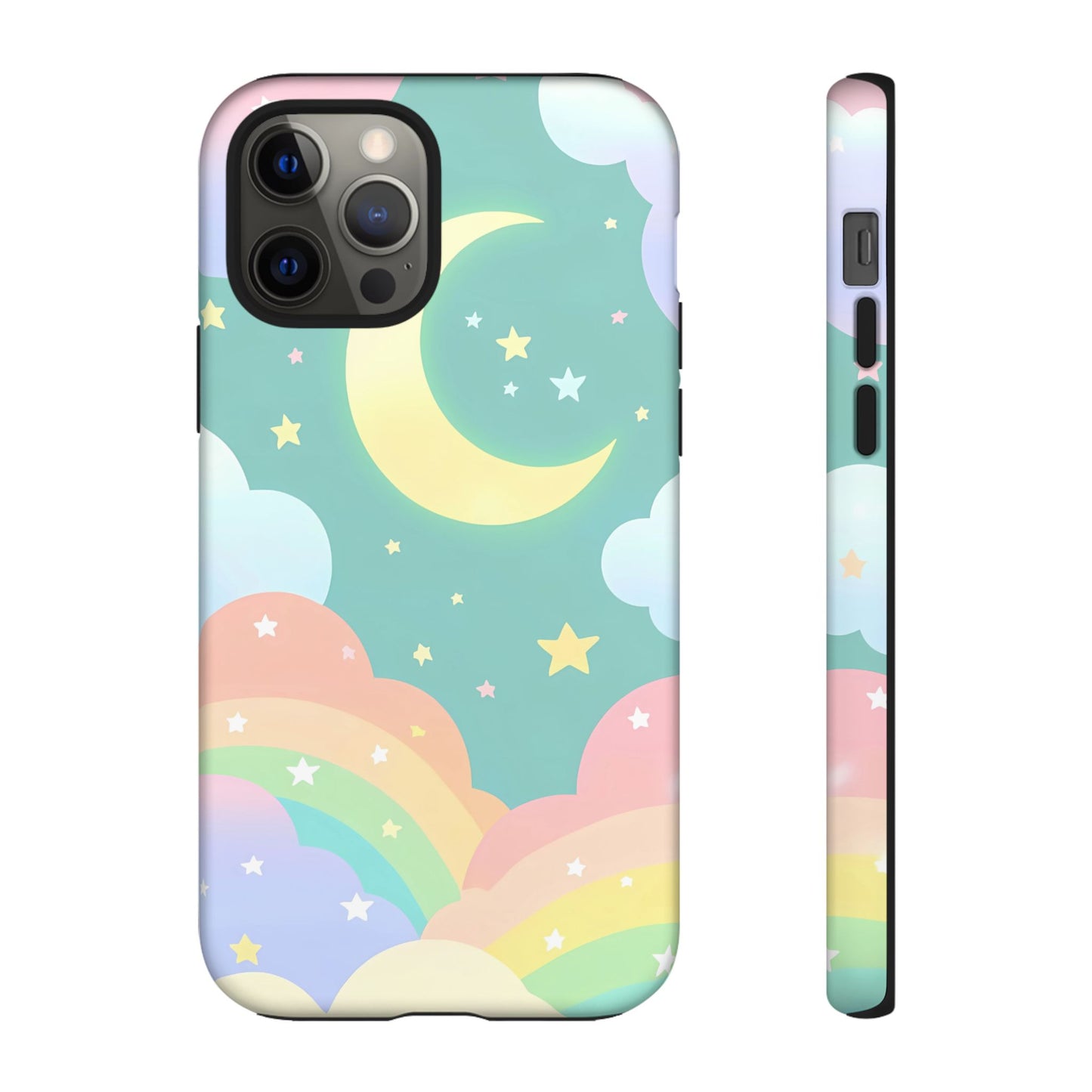 iPhone Case – Cute Pastel Moon Design