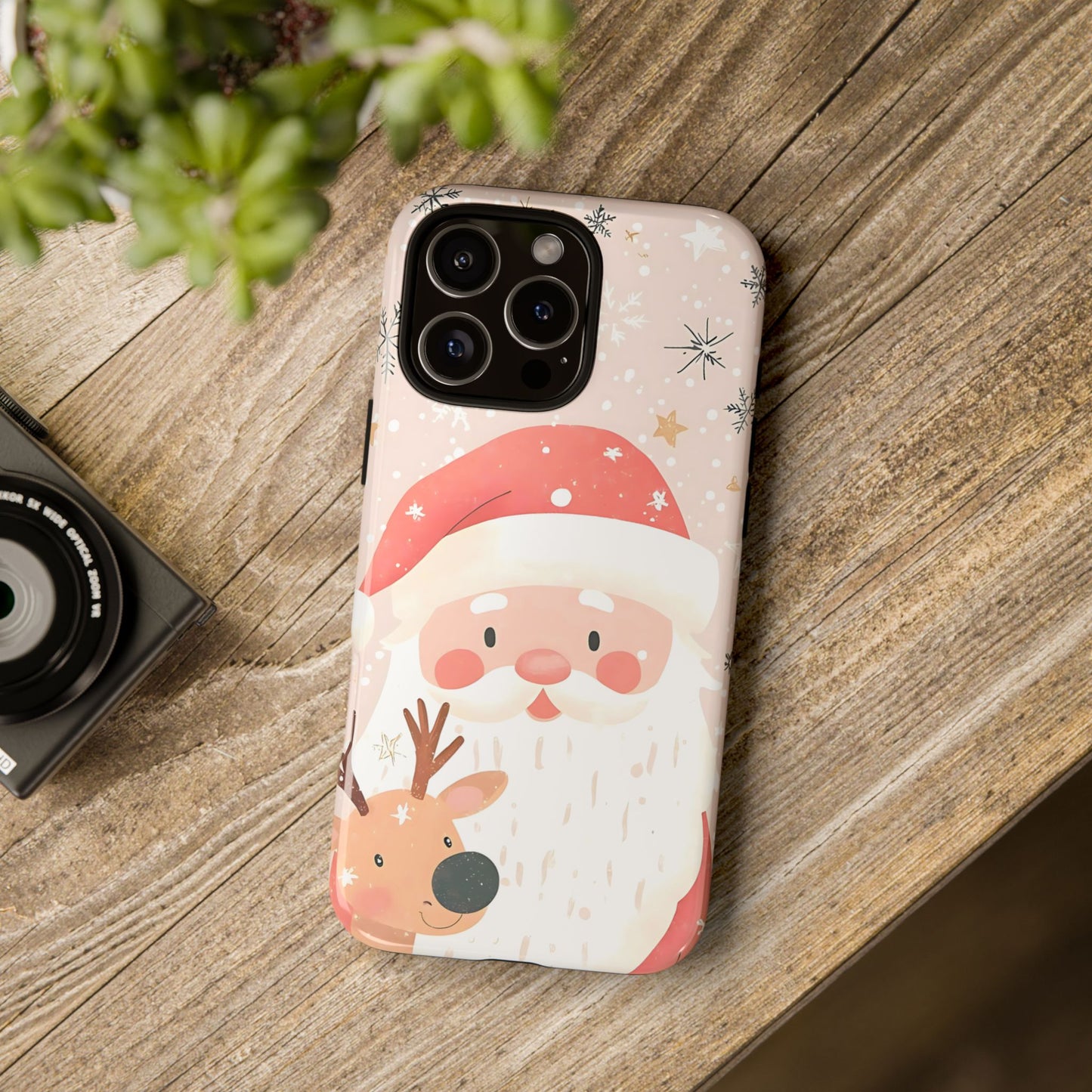 Cute iPhone Case – Santa Claus Pattern