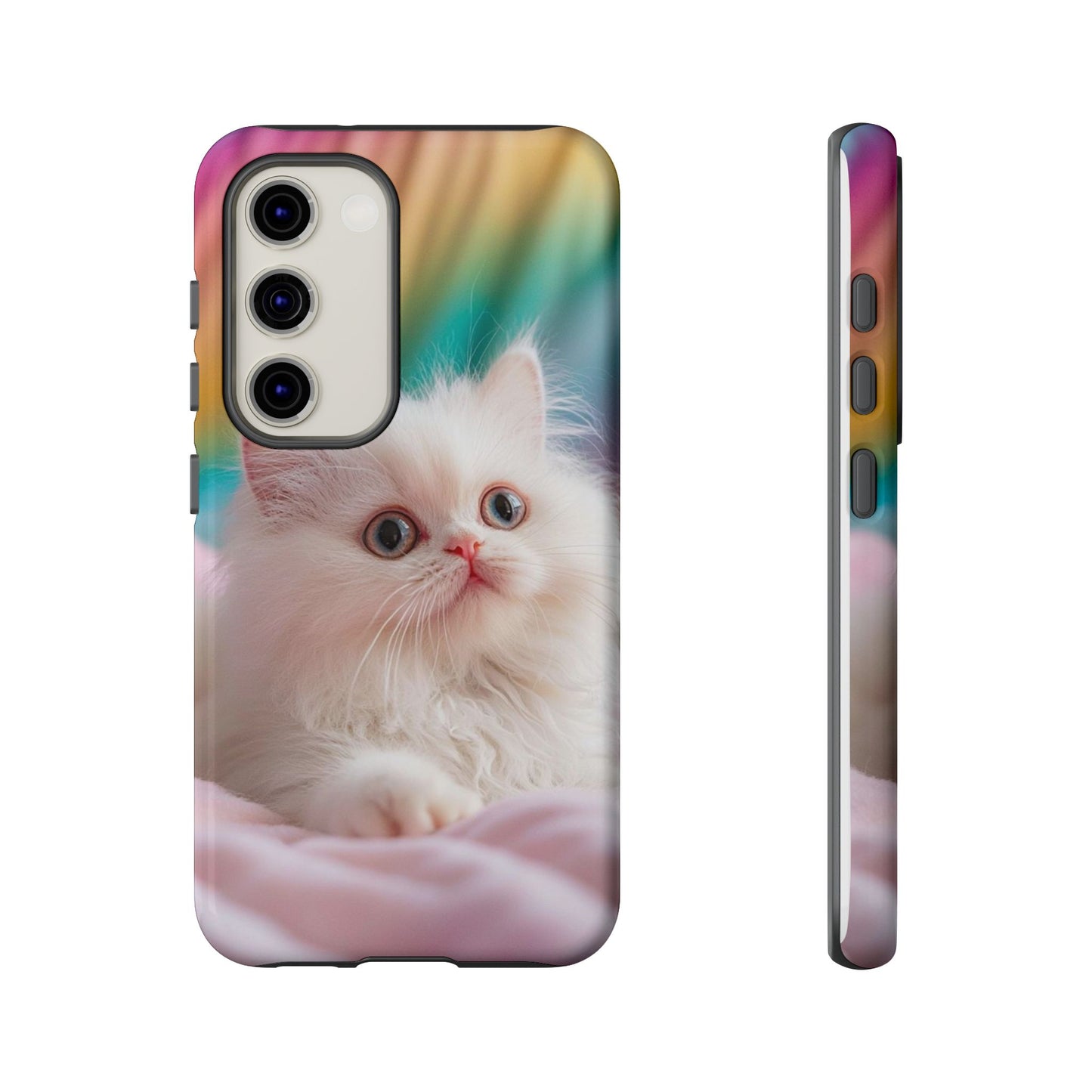 iPhone Case - Cute White Cat