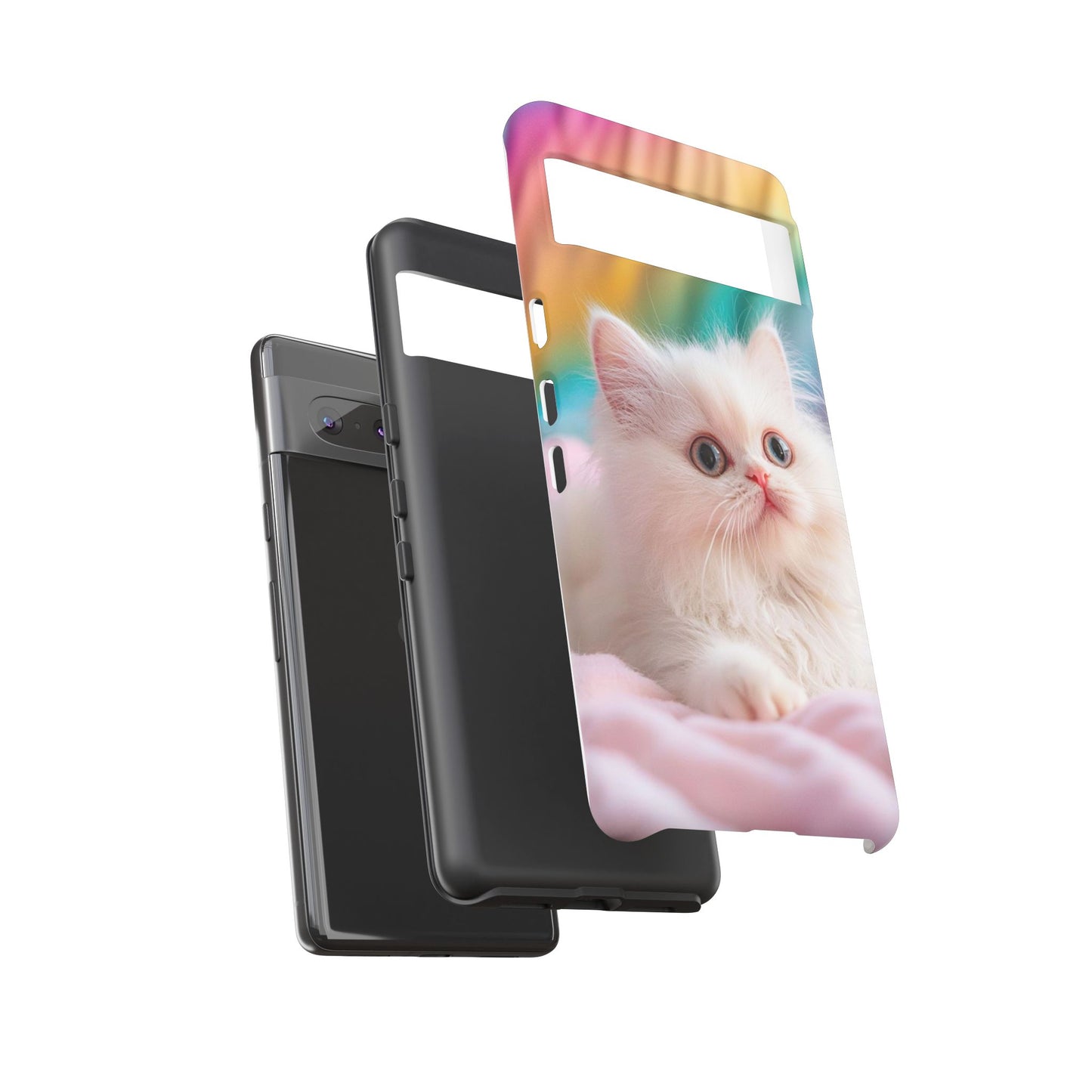 iPhone Case - Cute White Cat