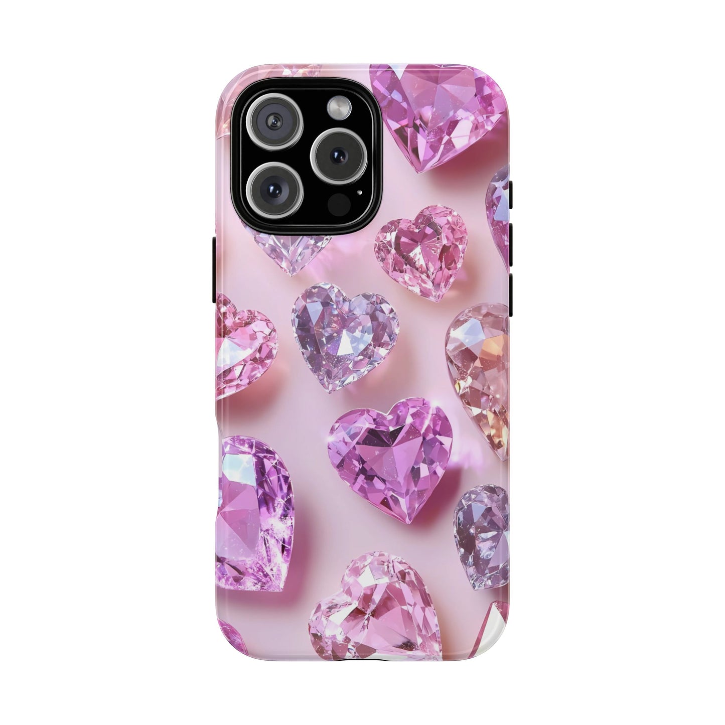 iPhone Case – Diamond Heart Design