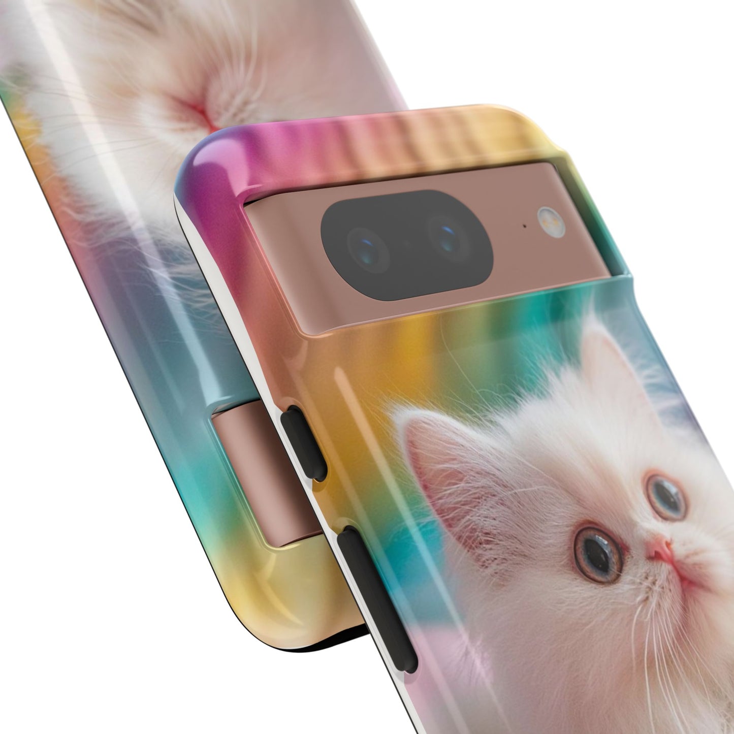 iPhone Case - Cute White Cat