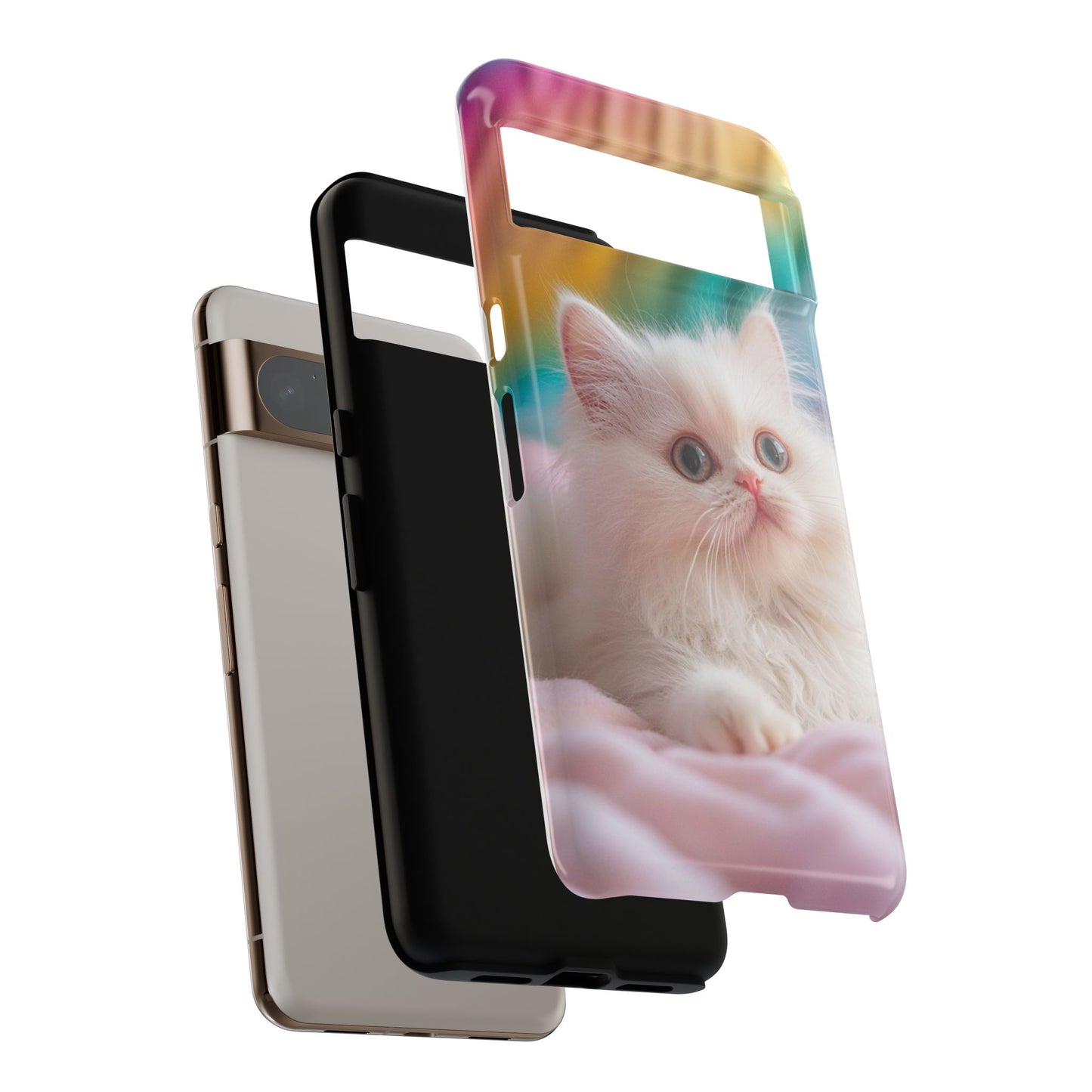 iPhone Case - Cute White Cat