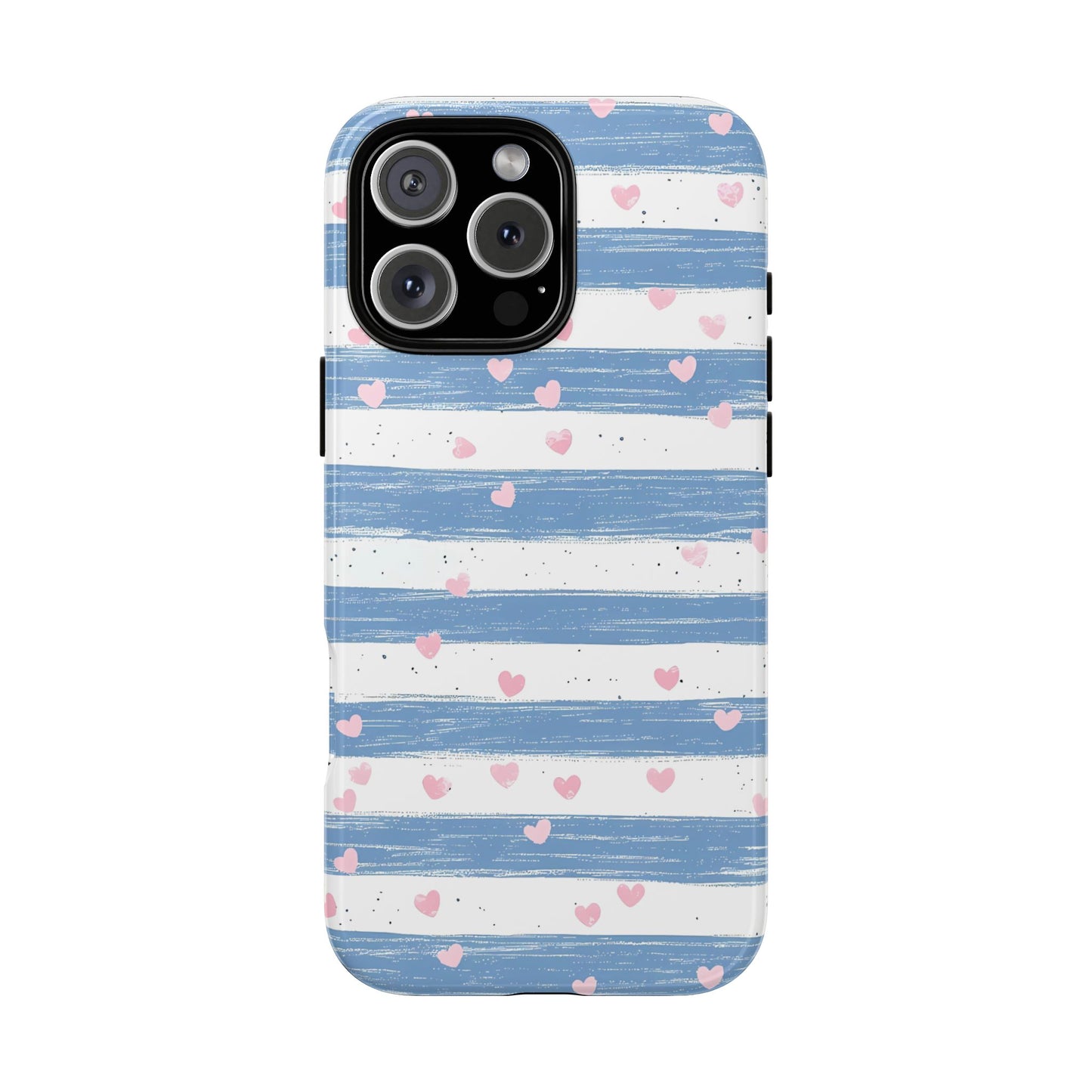 iPhone Case – Blue and White Pattern